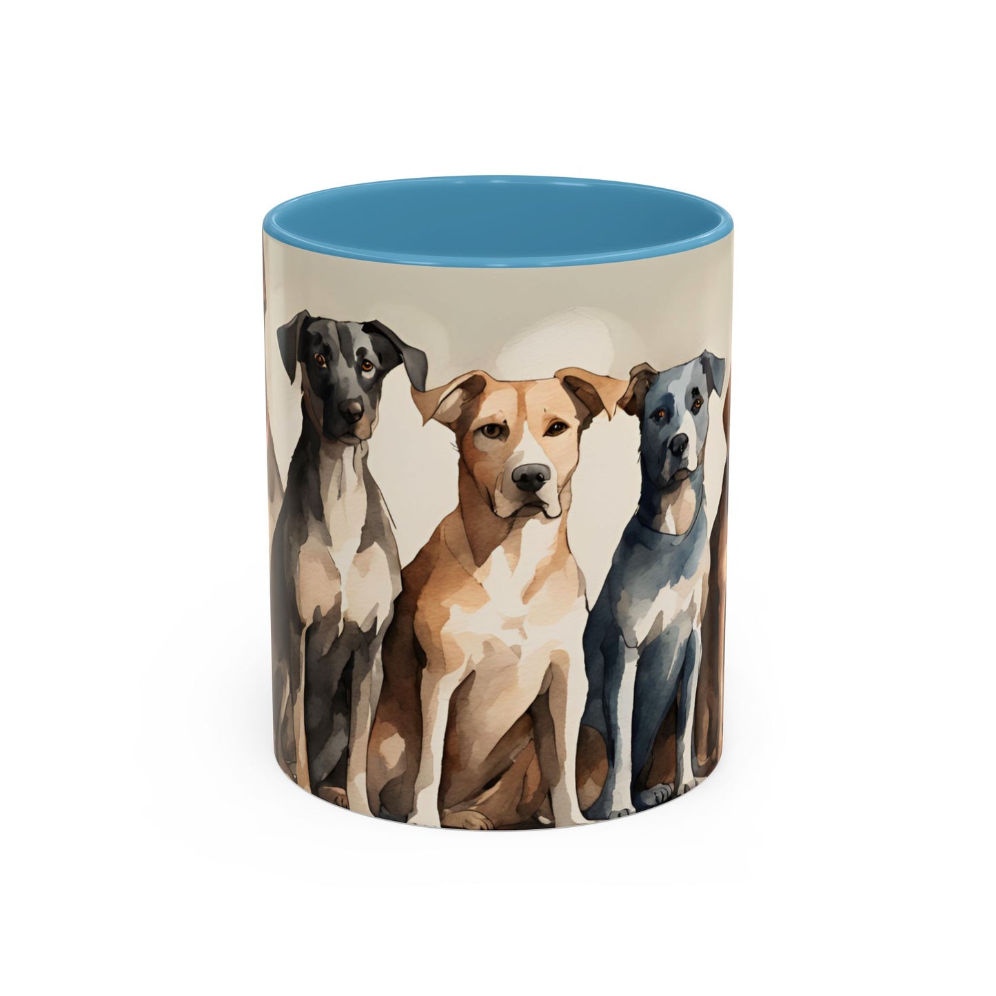 Doggies in a Row 04 Accent Mug 11oz