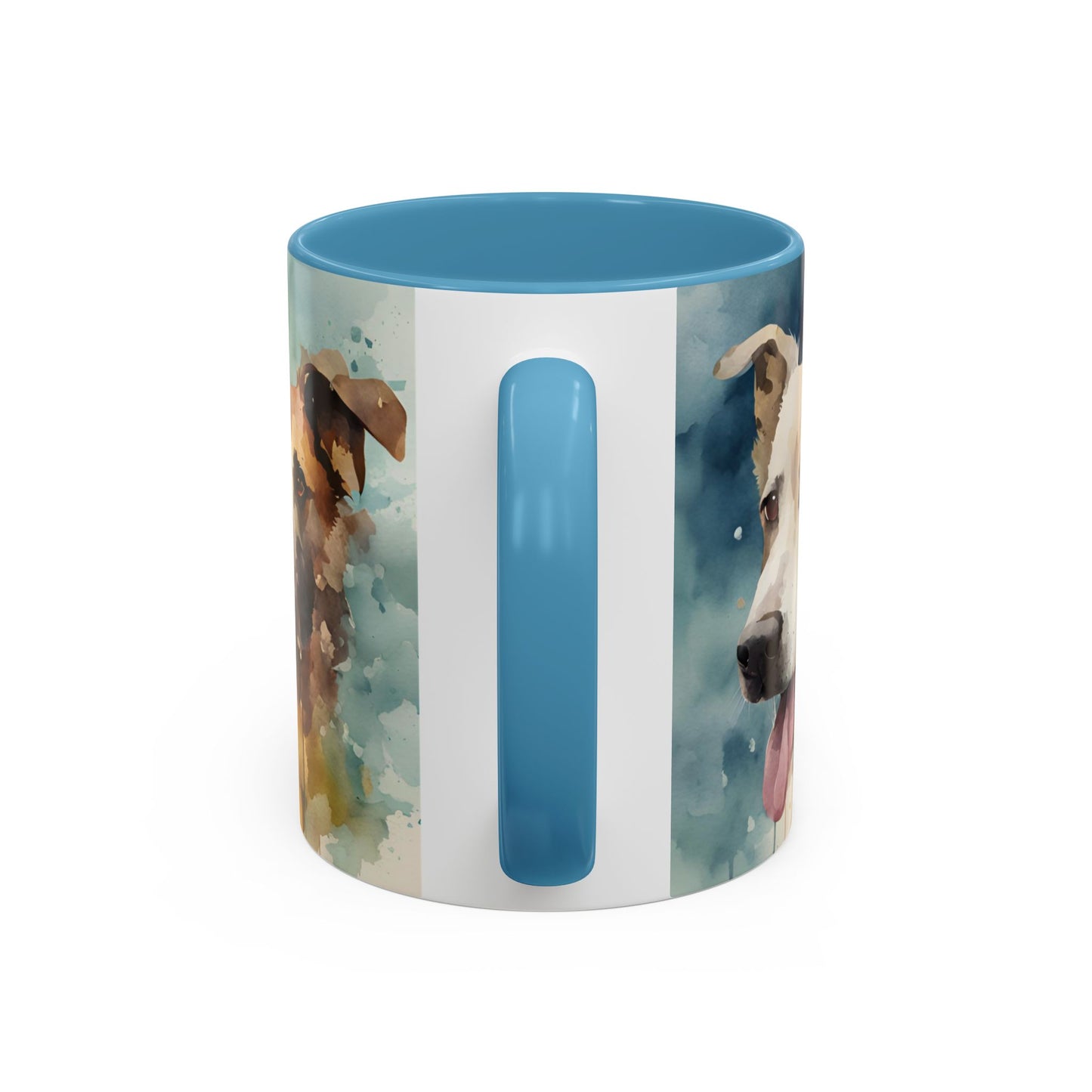 Multicoloured Doggies 5 Accent Mug 11oz