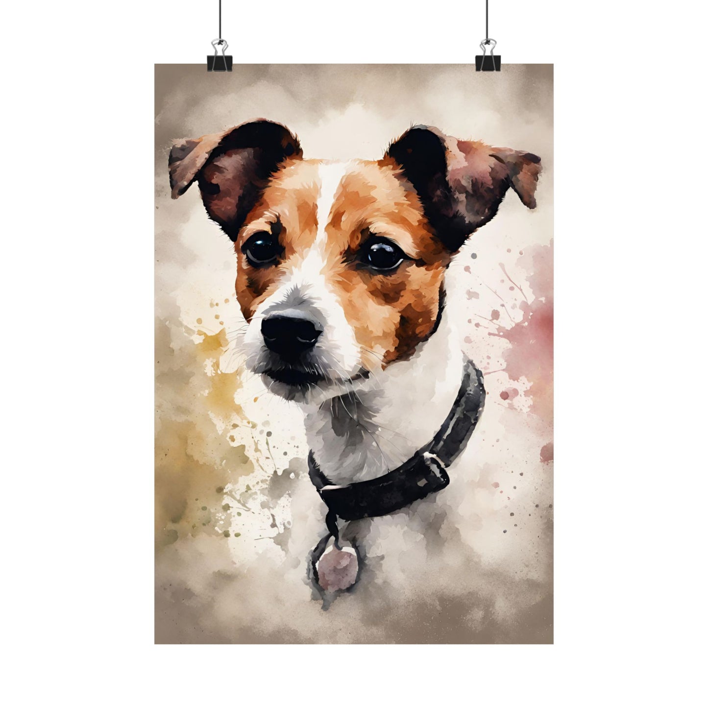Dogs Jack Russell 04 Matte Vertical Poster