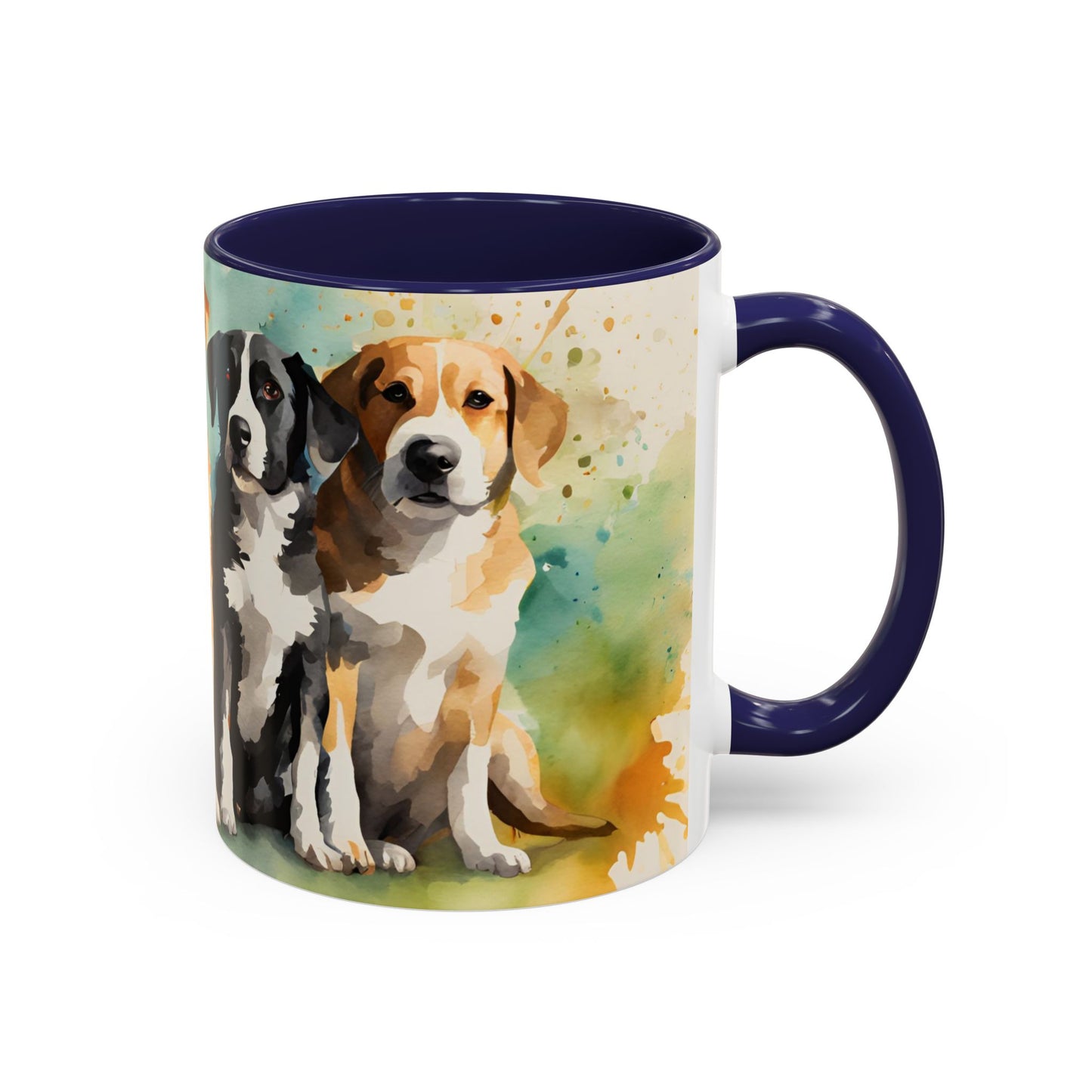 Multicoloured Doggies 09 Accent Mug 11oz