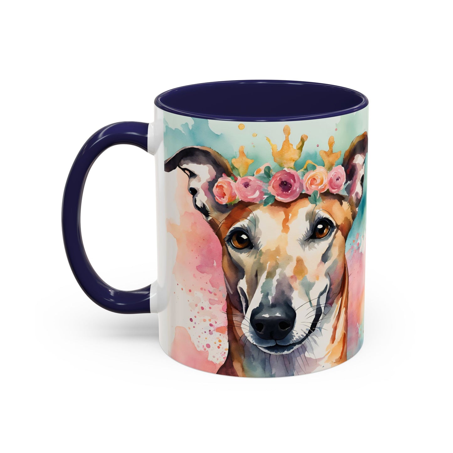 Greyhound 04 Accent Coffee Mug - Dog Lover Gift