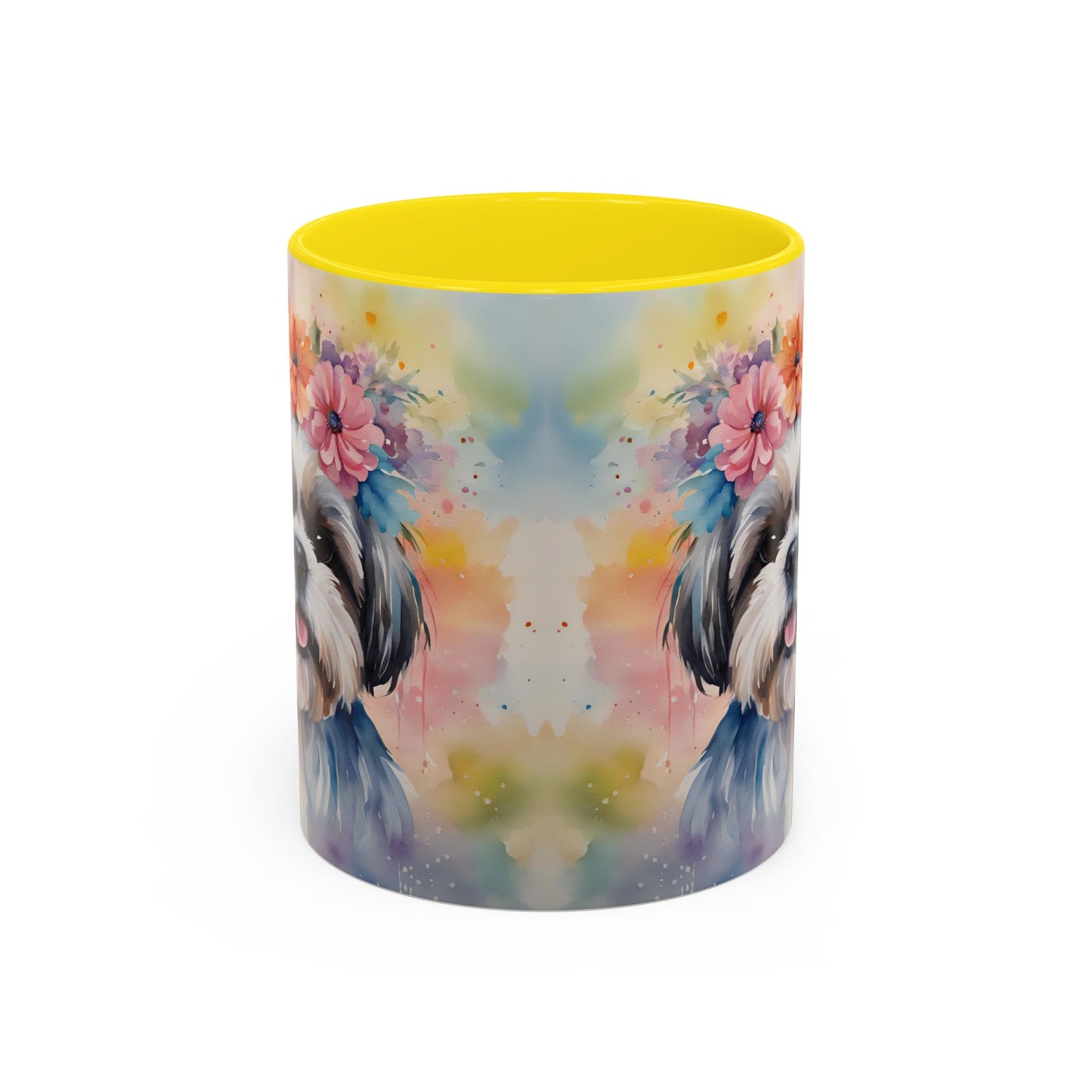Shih Tzu 04 Accent Coffee Mug - Dog Lover Gift