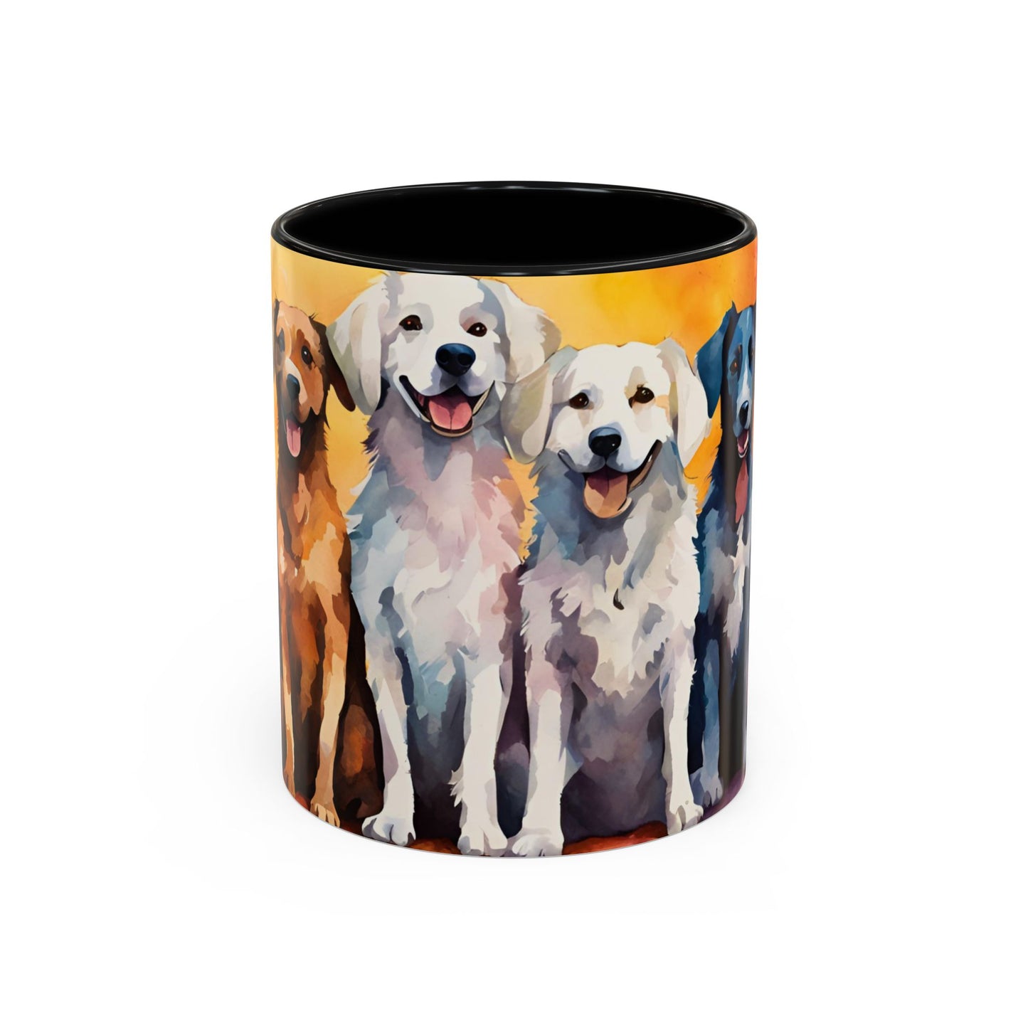 Multicoloured Doggies 07 Accent Mug 11oz