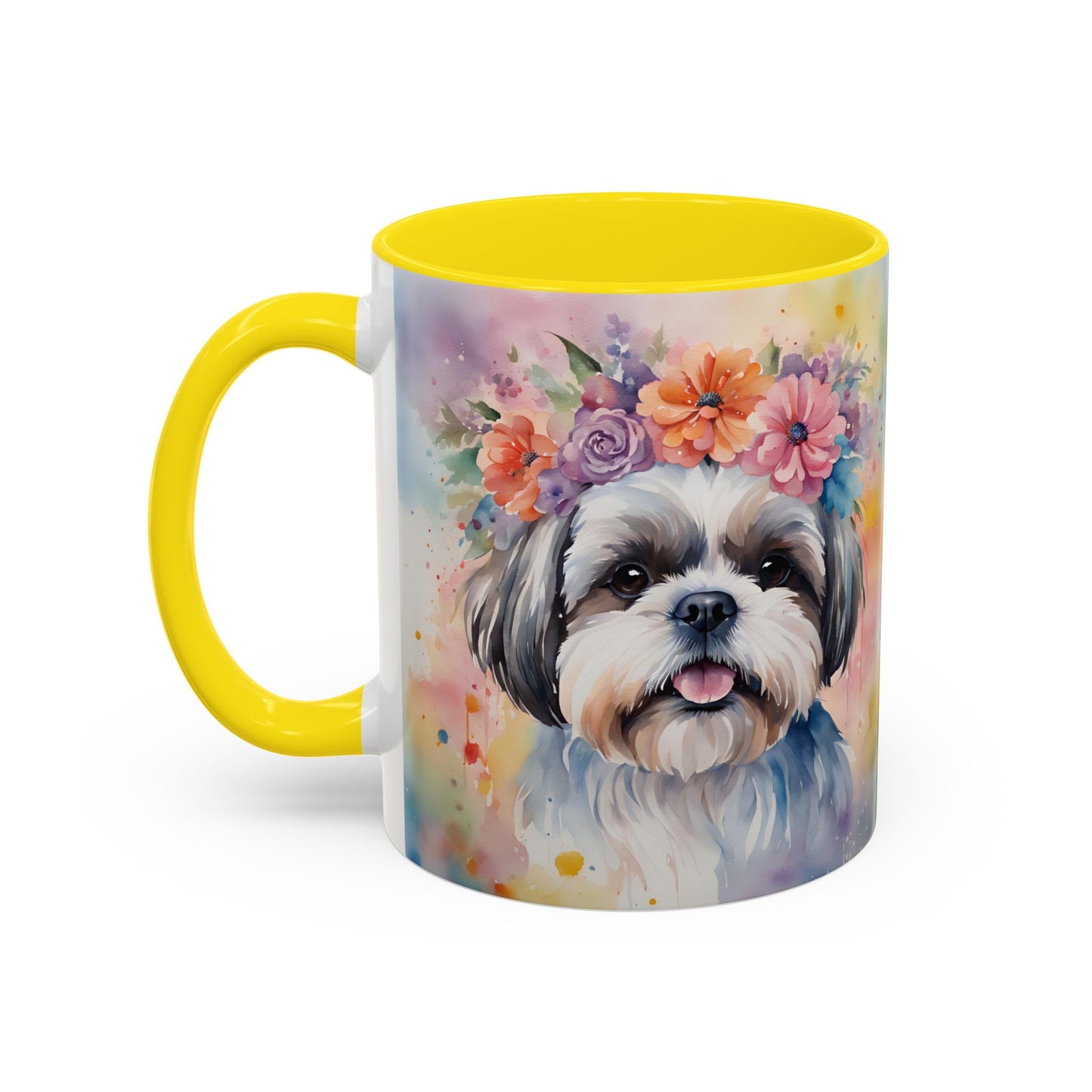 Shih Tzu 04 Accent Coffee Mug - Dog Lover Gift