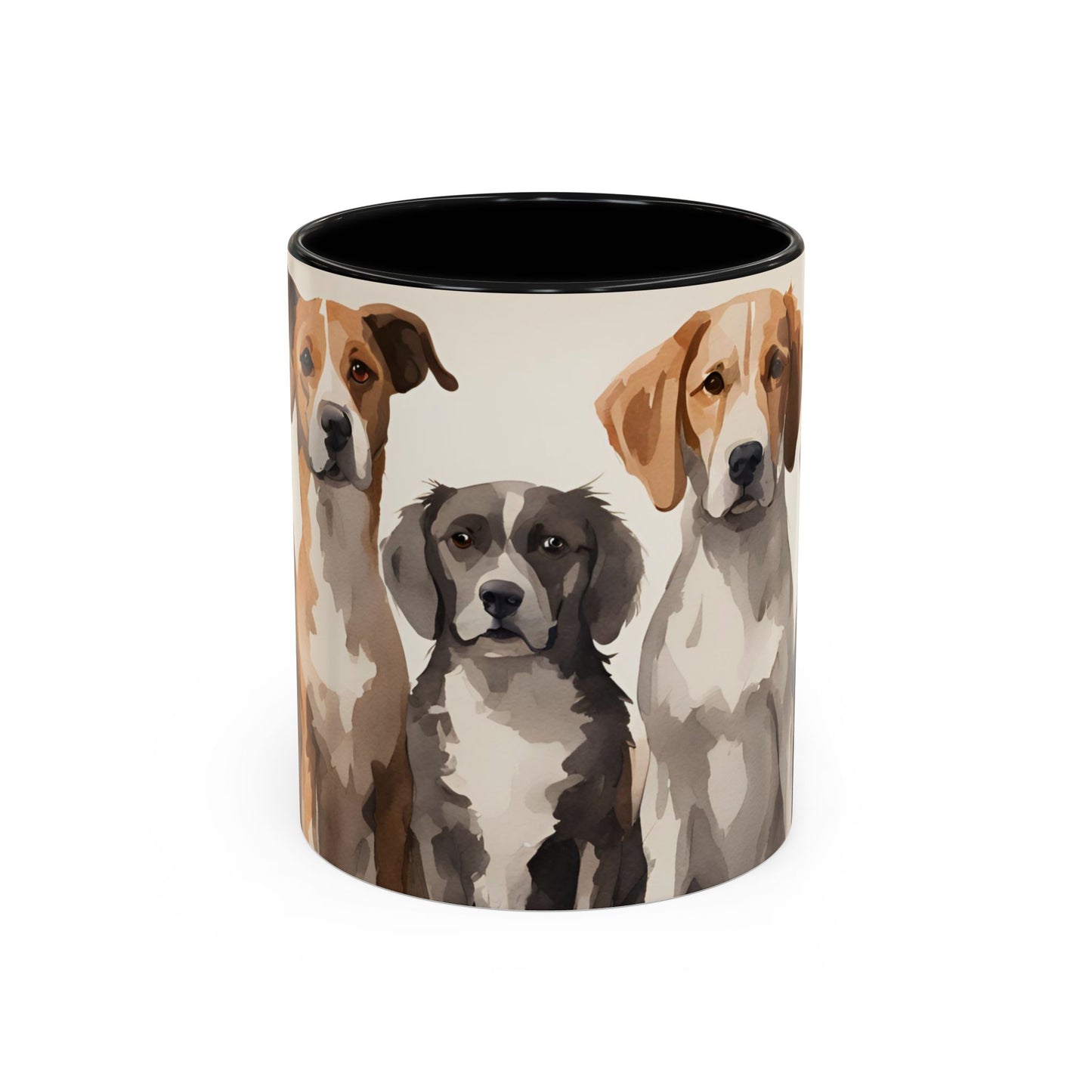 Doggies in a Row 01 Accent Mug 11oz