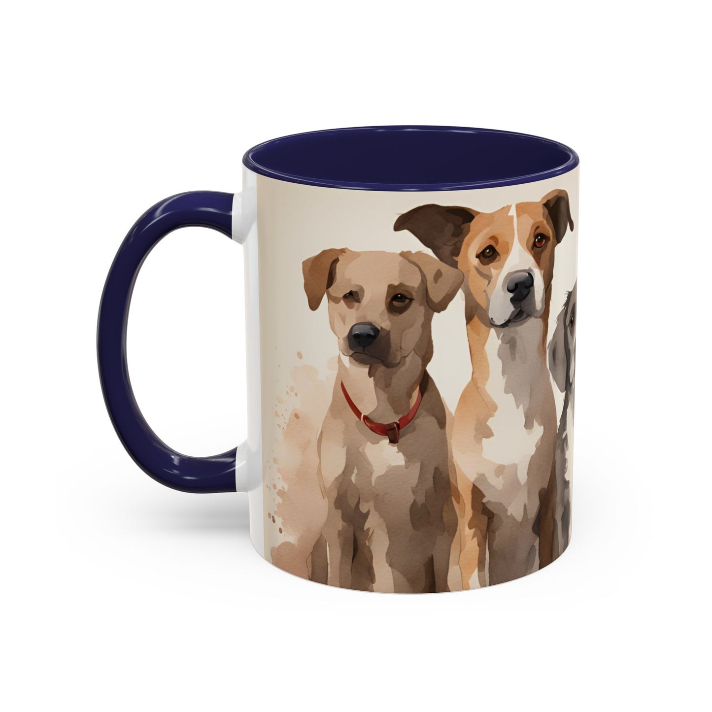 Doggies in a Row 01 Accent Mug 11oz