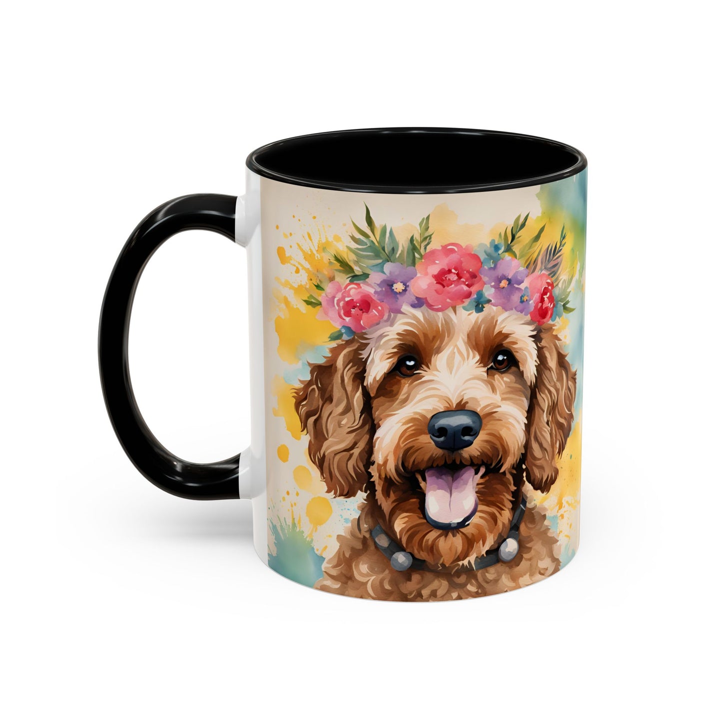 Cockapoo 04 Accent Coffee Mug - Dog Lover Gift