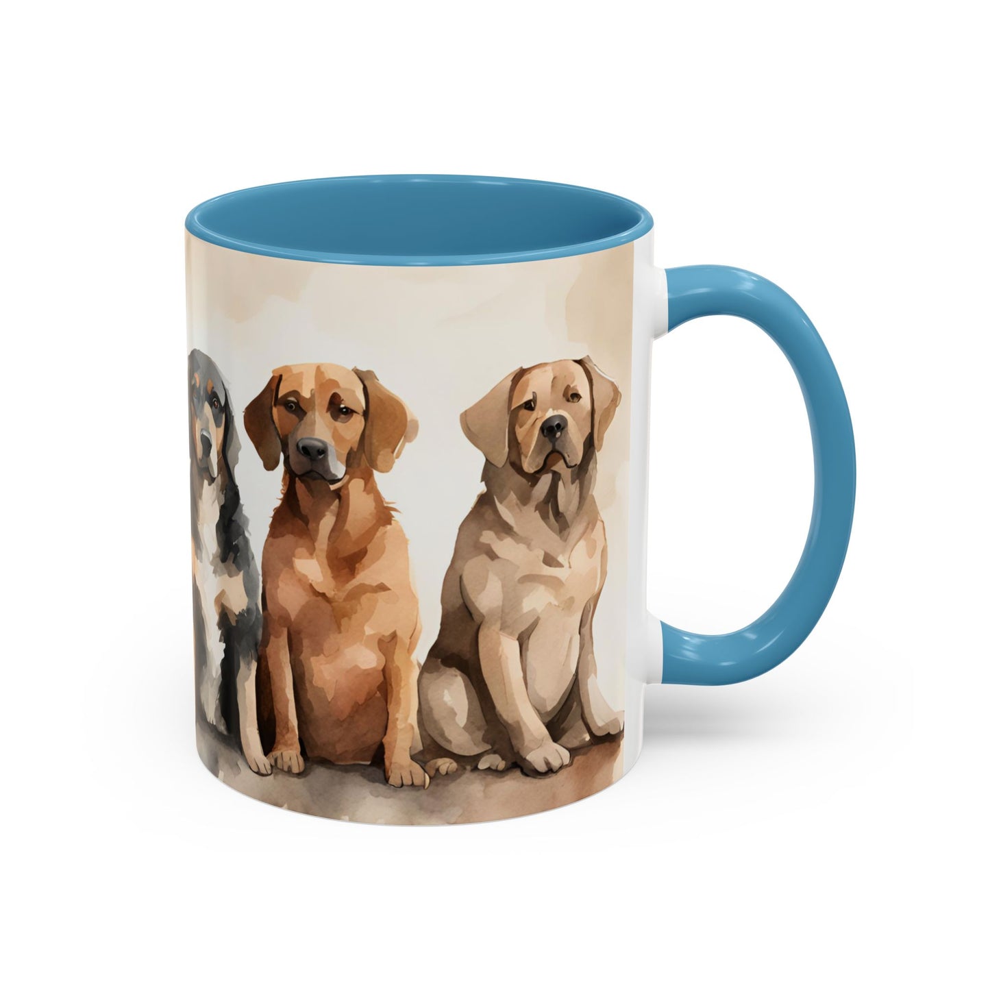 Doggies in a Row 02 Accent Mug 11oz