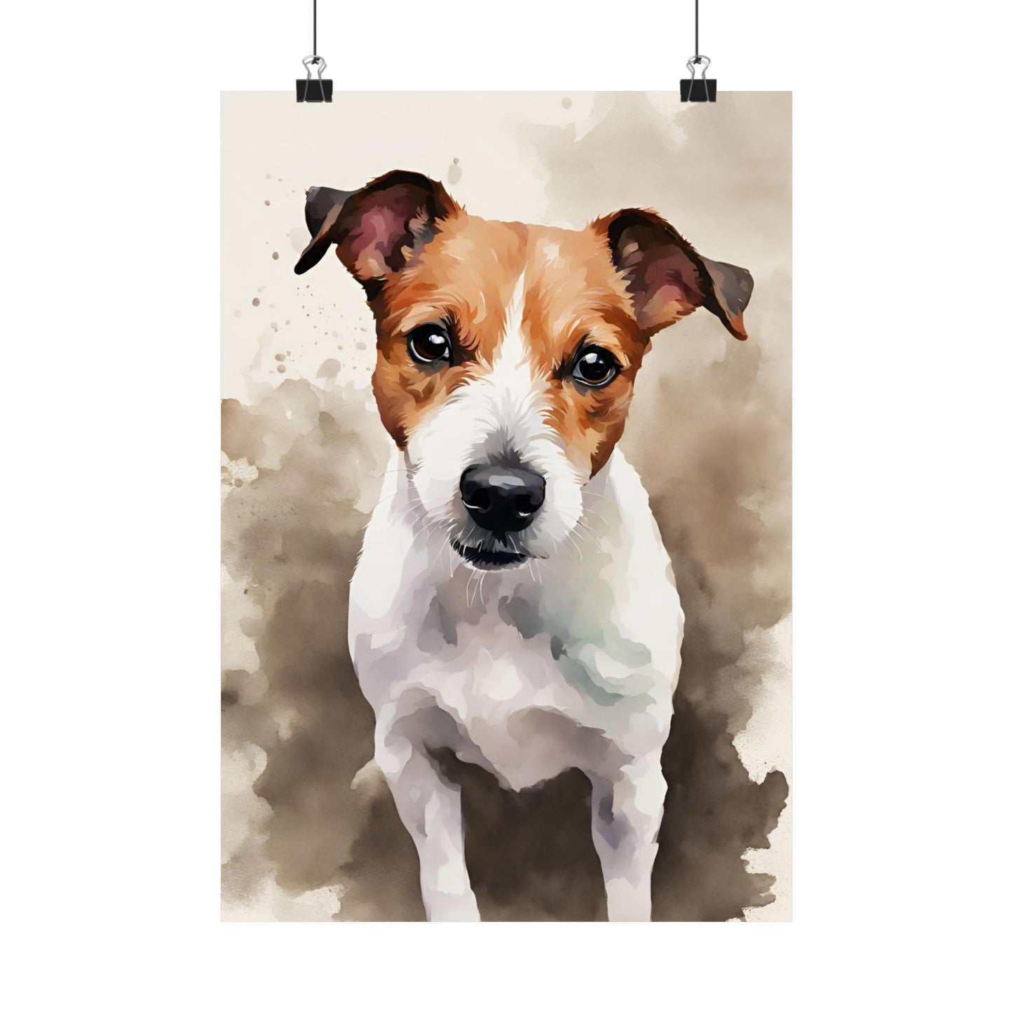 Dogs Jack Russell 03 Matte Vertical Poster