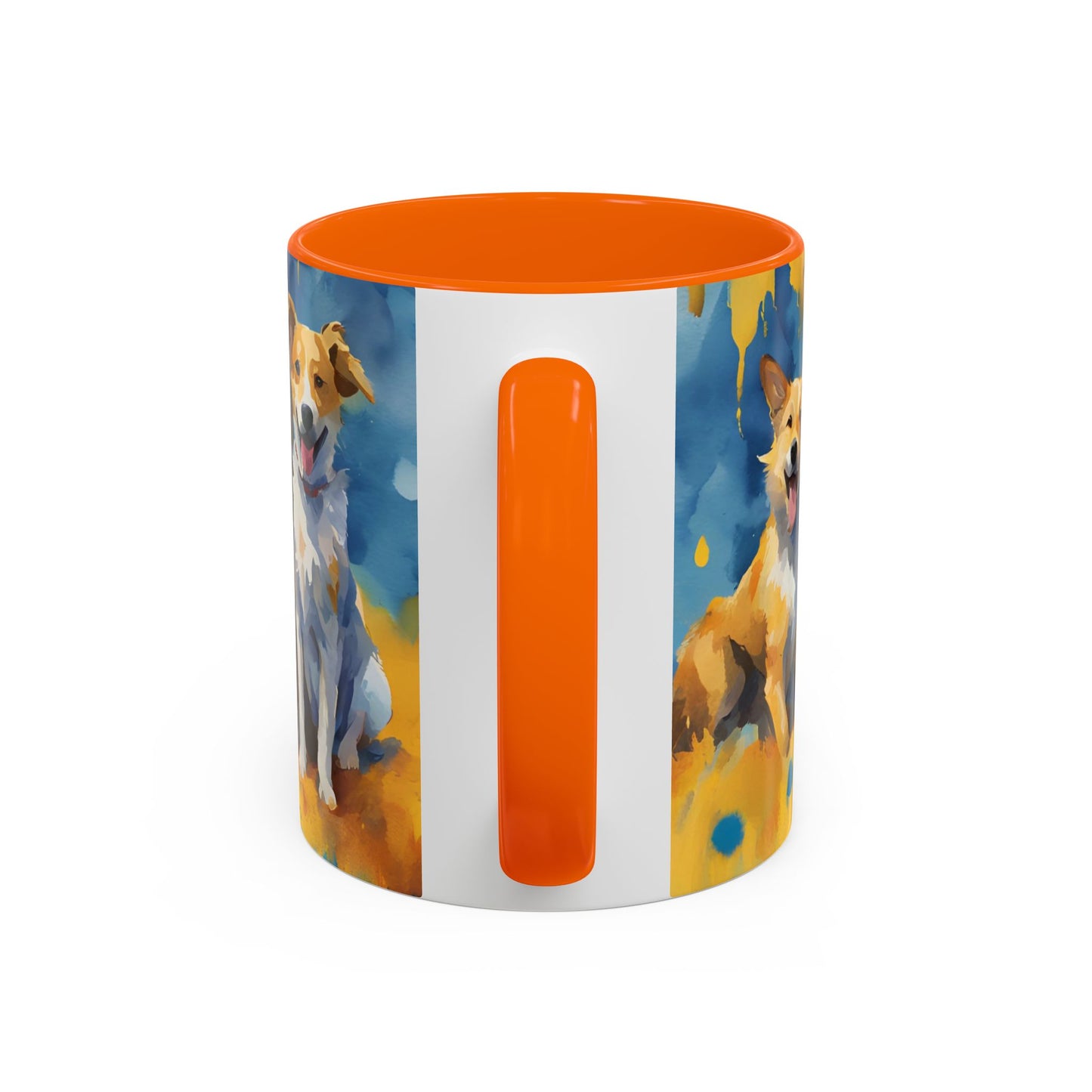 Multicolored Doggies 01 Accent Mug 11oz