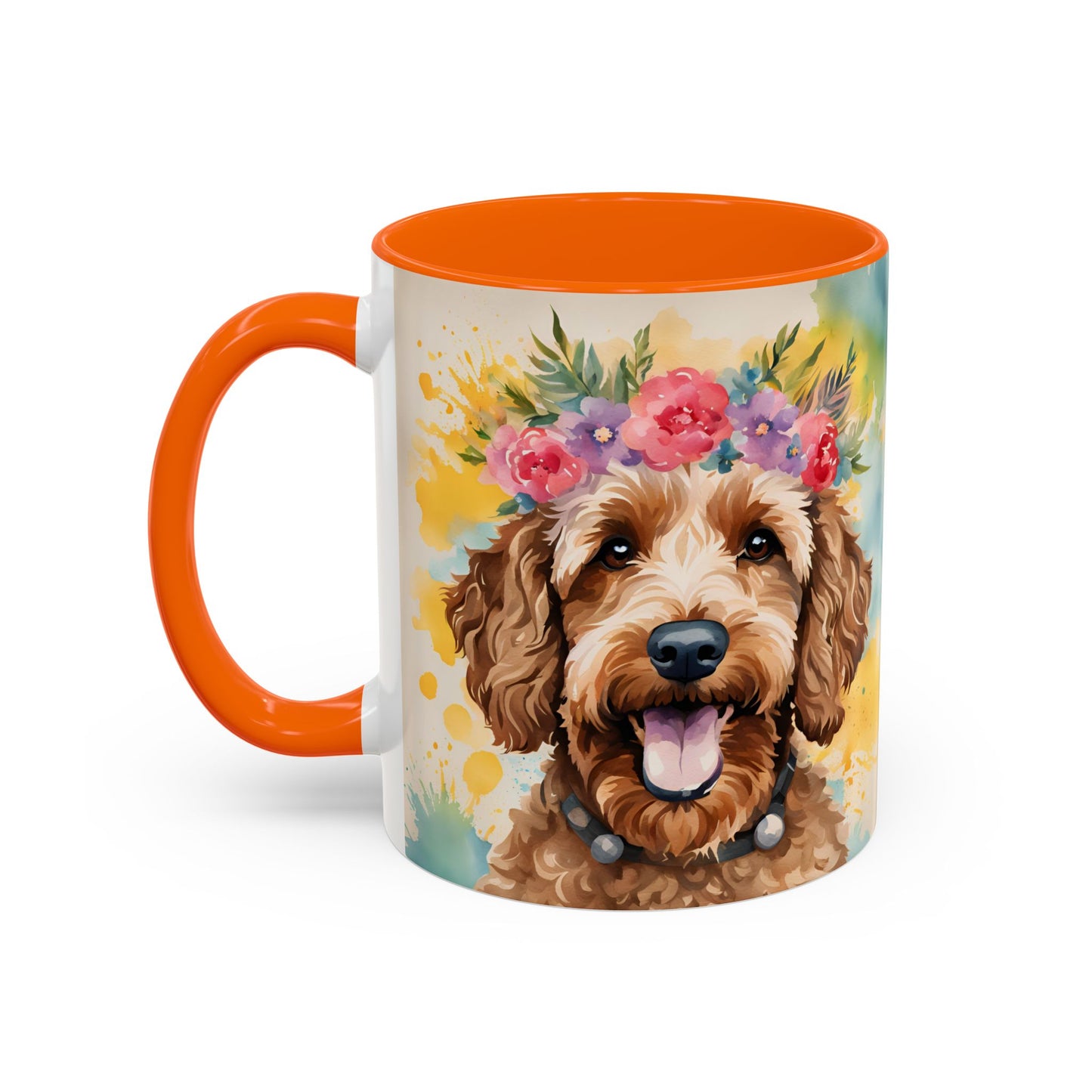 Cockapoo 04 Accent Coffee Mug - Dog Lover Gift