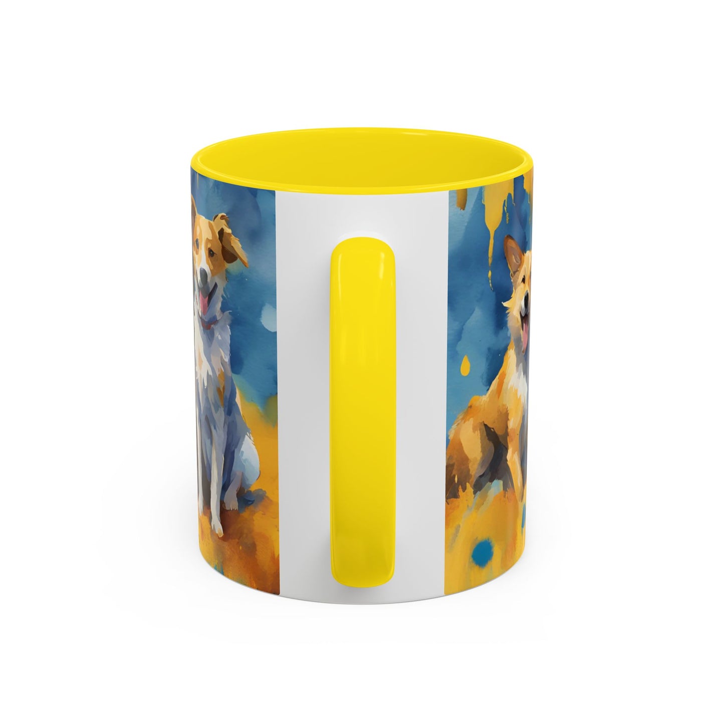 Multicolored Doggies 01 Accent Mug 11oz