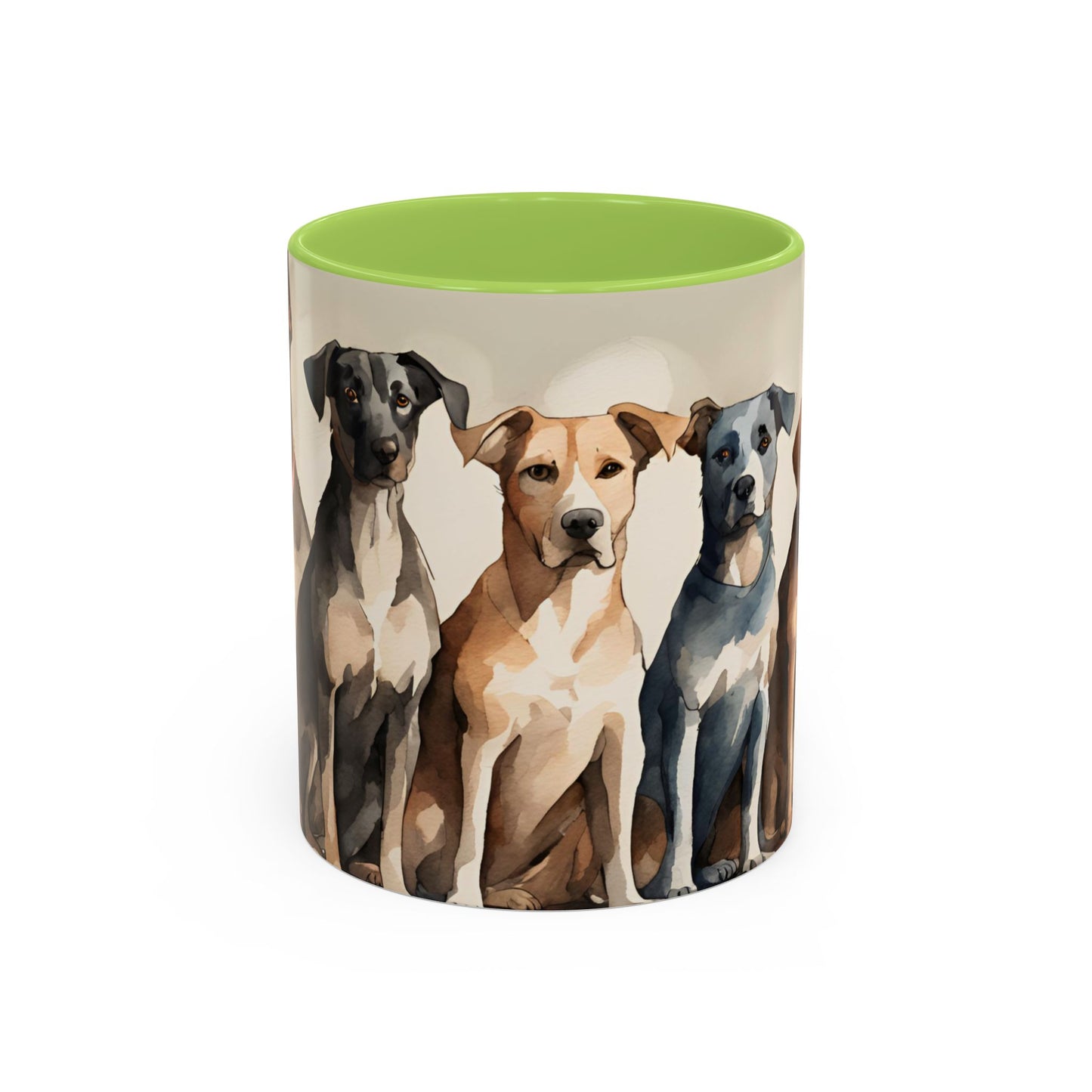 Doggies in a Row 04 Accent Mug 11oz