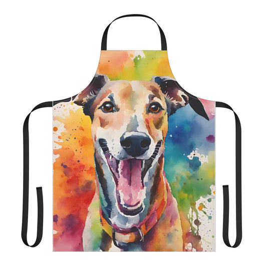 Multcoloured Greyhound Adult Apron (AOP)