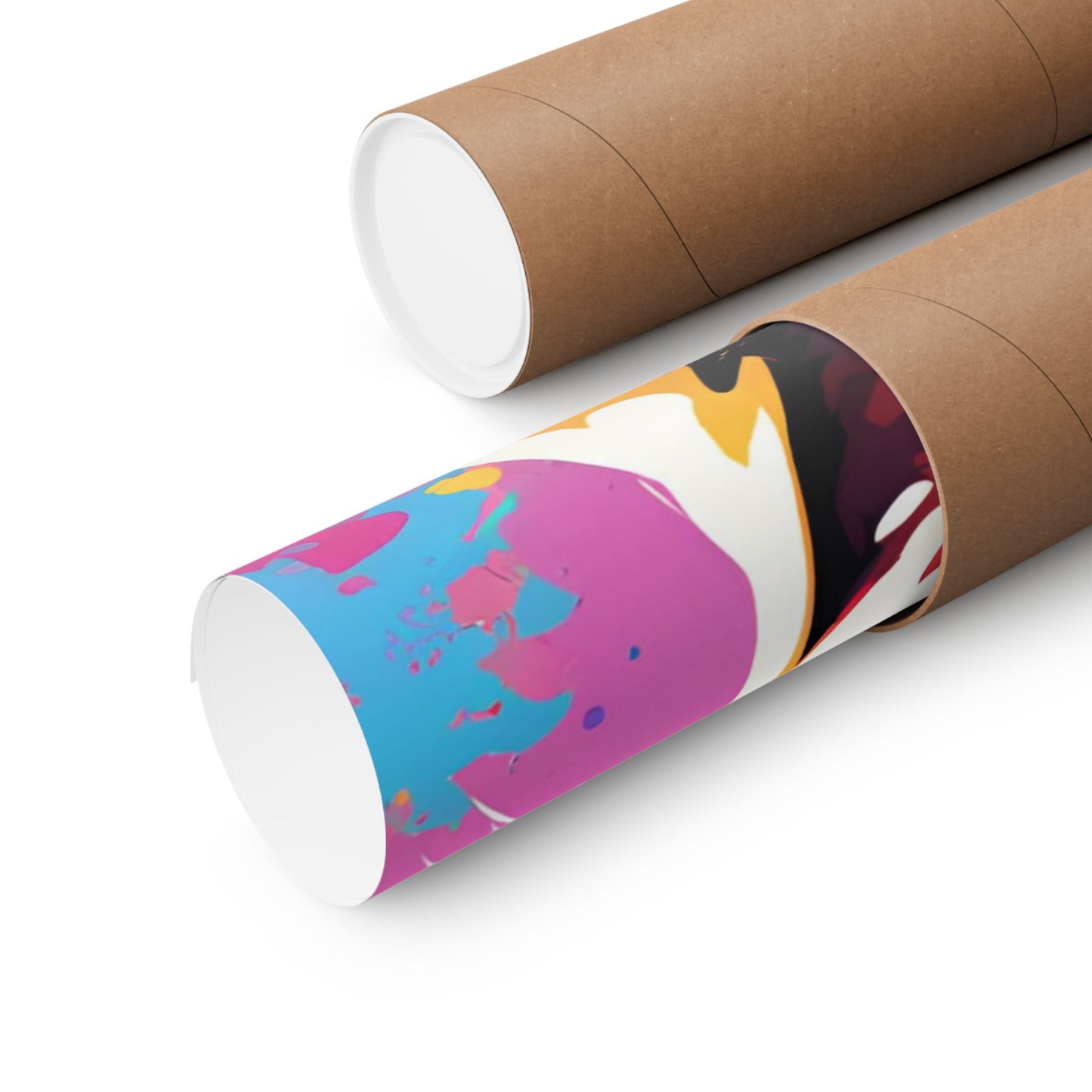 Multicolored Dachshund 03 Matte Vertical Poster