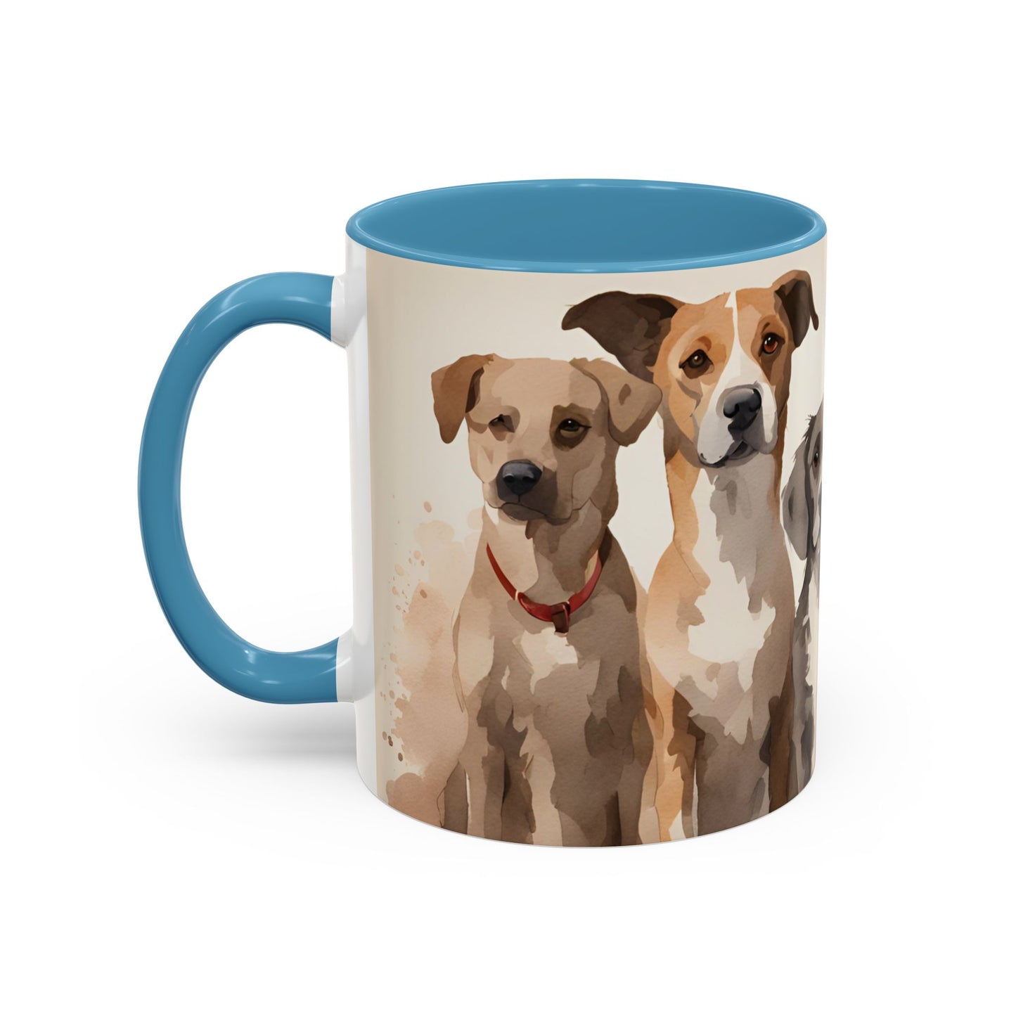 Doggies in a Row 01 Accent Mug 11oz