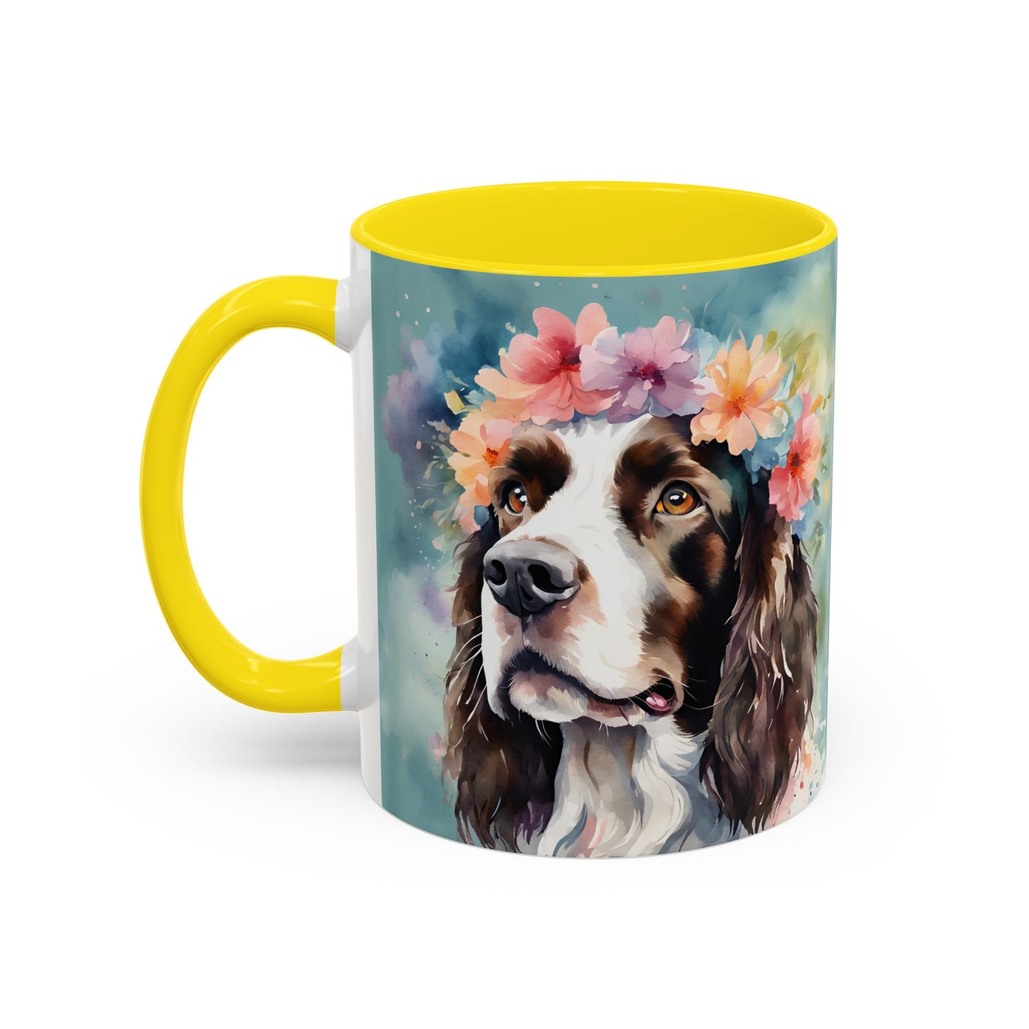 Springer Spaniel 04 Accent Coffee Mug - Dog Lover Gift
