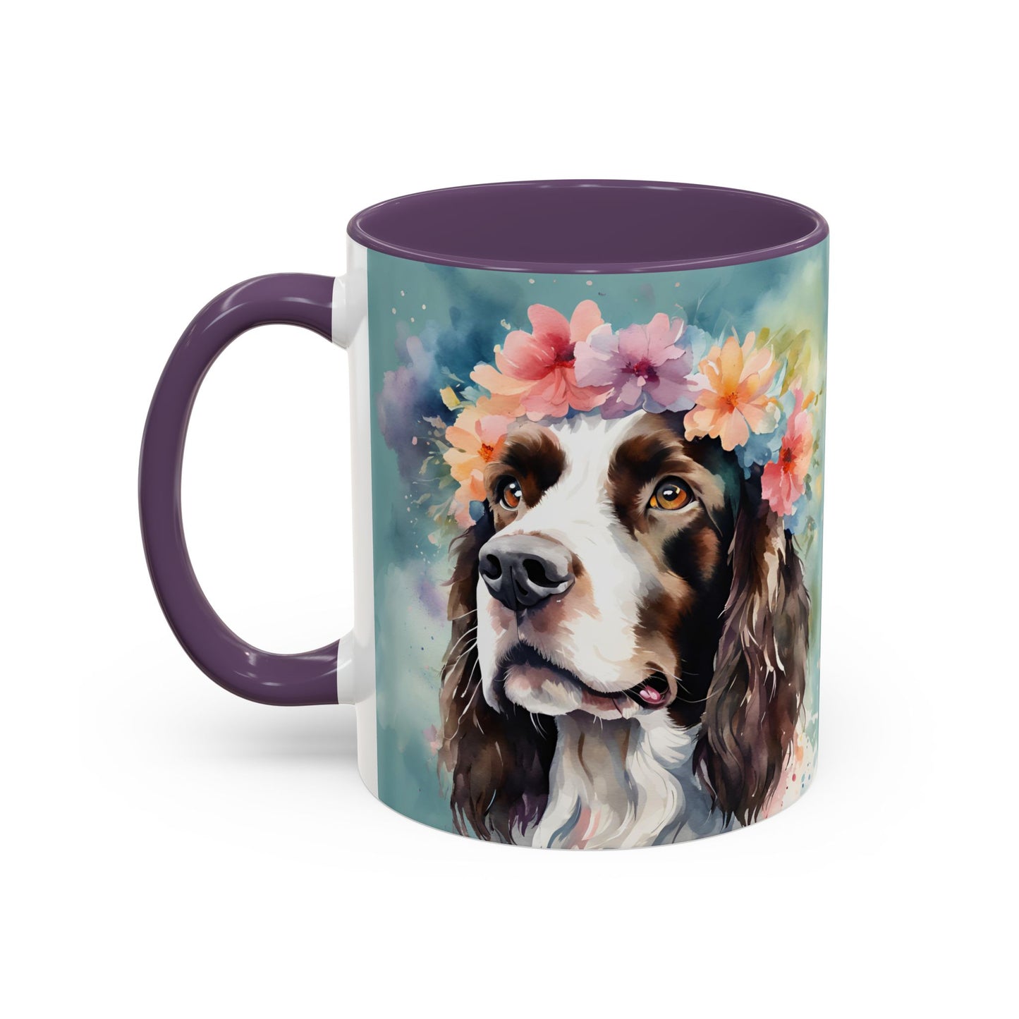 Springer Spaniel 04 Accent Coffee Mug - Dog Lover Gift