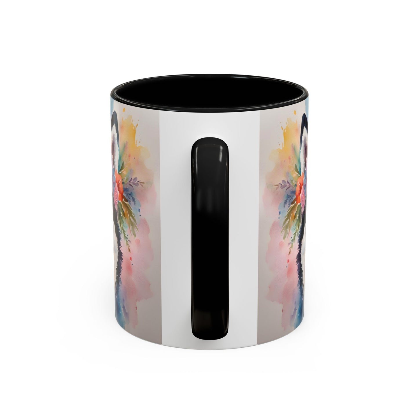Husky 04 Accent Coffee Mug - Dog Lover Gift