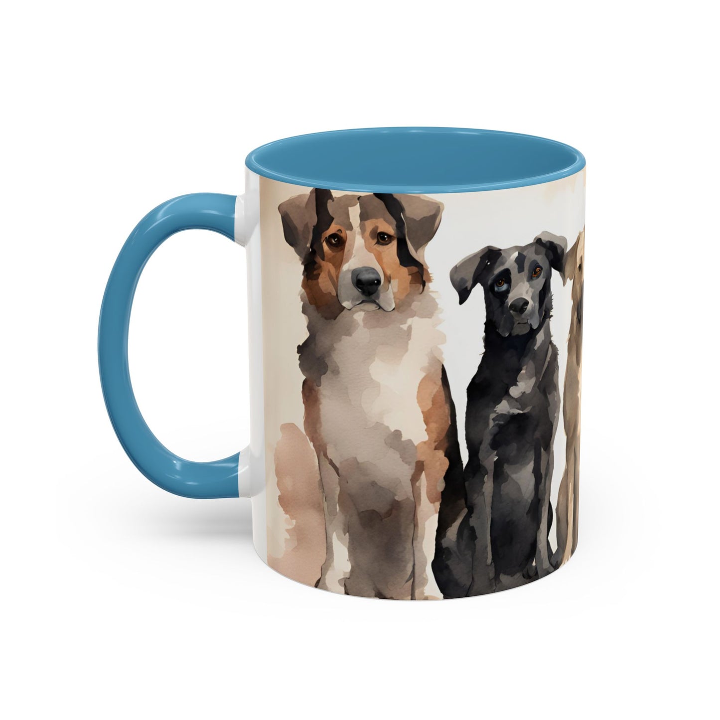 Doggies in a Row 03 Accent Mug 11oz