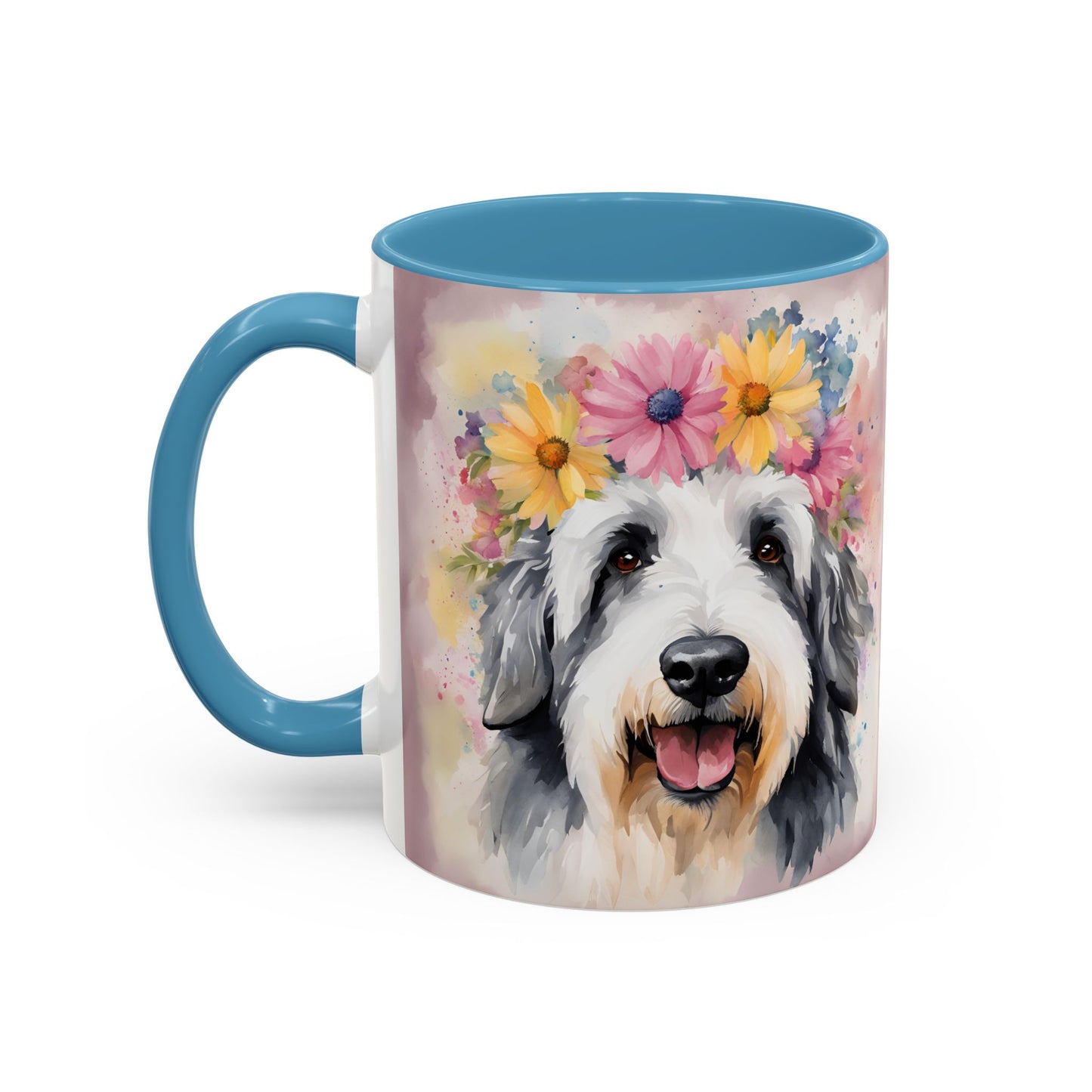 Bearded Collie 01 Accent Coffee Mug - Dog Lover Gift