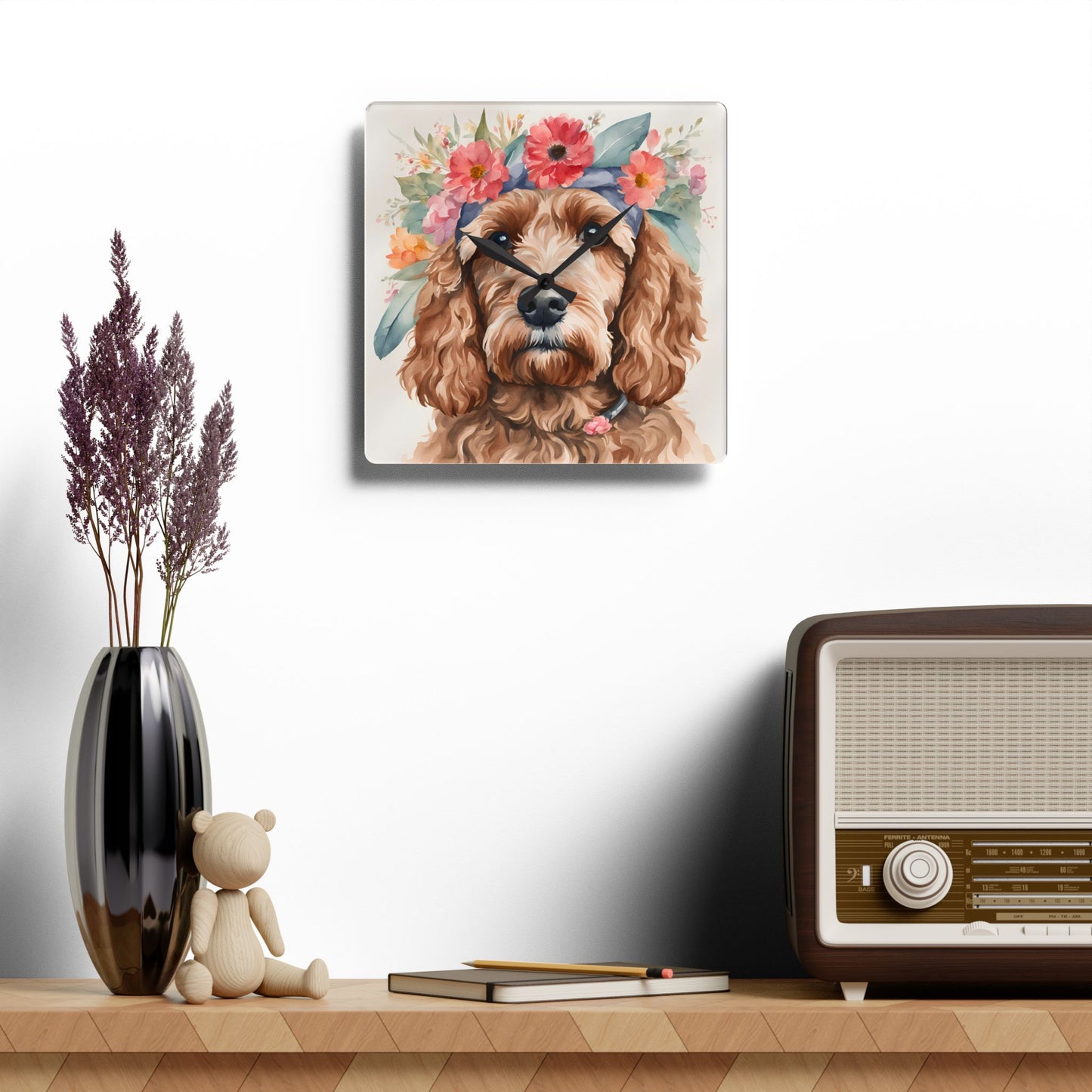 Cockapoo 01 Dog Wall Clock