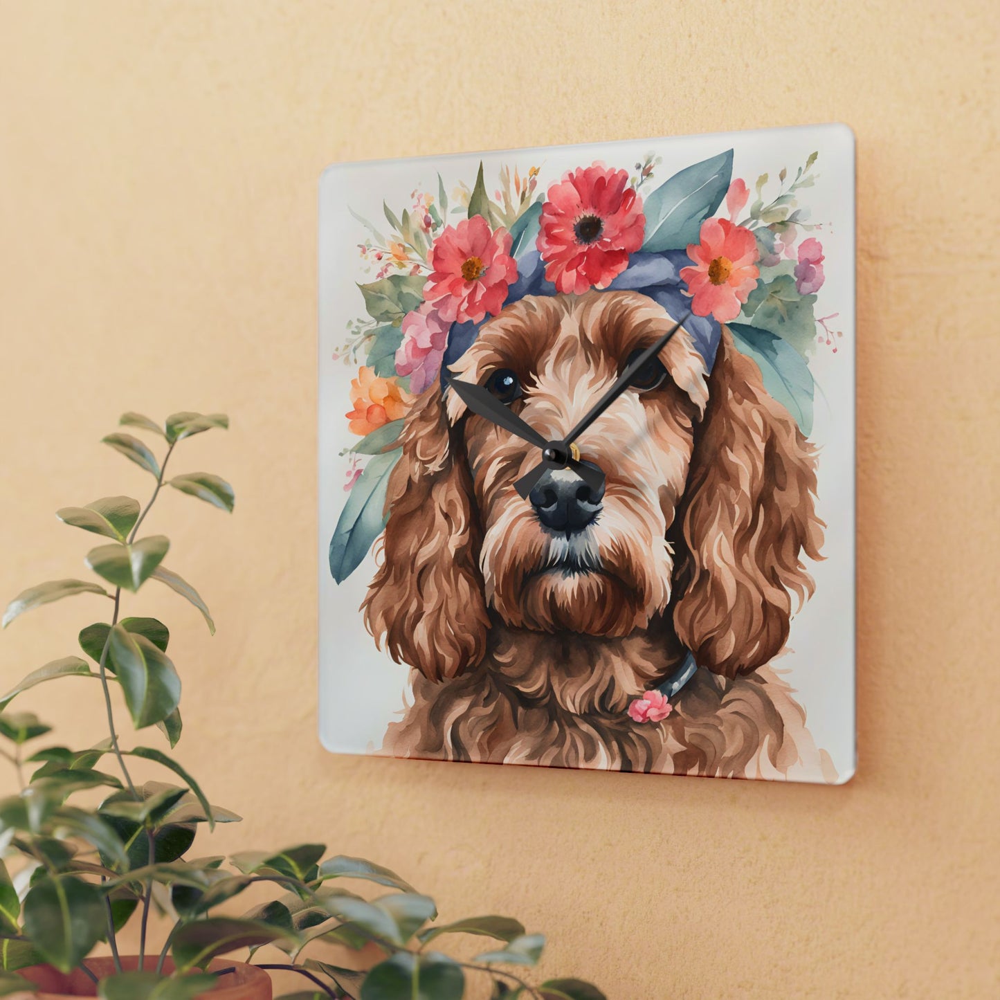 Cockapoo 01 Dog Wall Clock