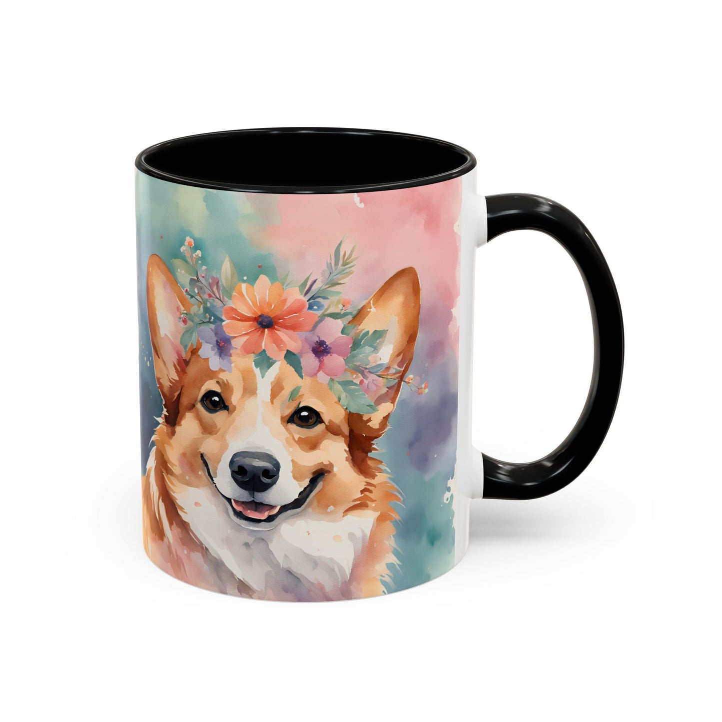Corgi 03 Accent Coffee Mug - Dog Lover Gift