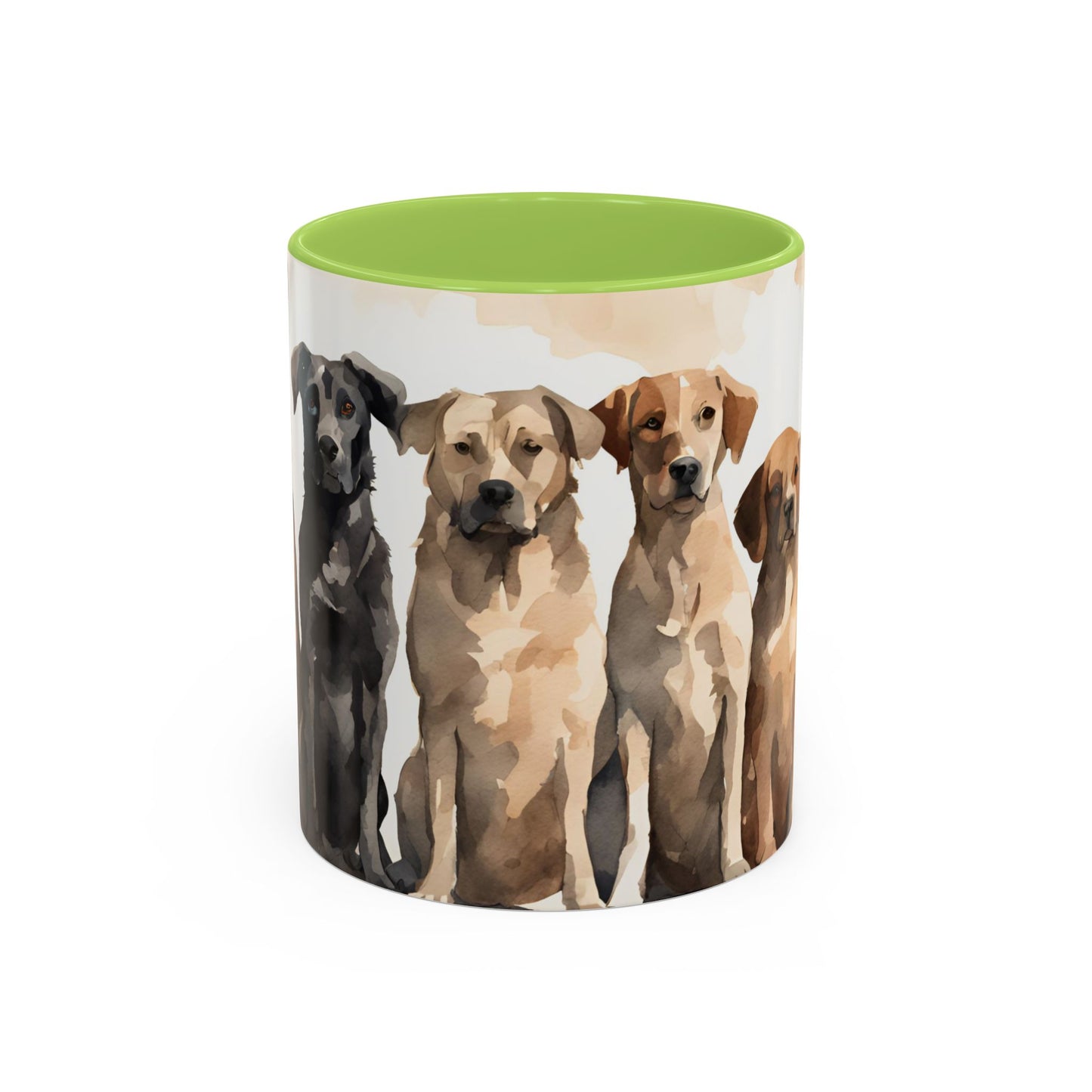 Doggies in a Row 03 Accent Mug 11oz