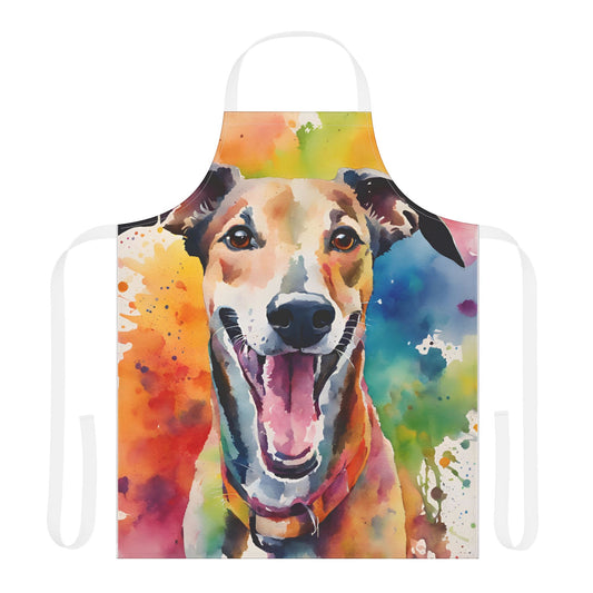 Multcoloured Greyhound Adult Apron (AOP)