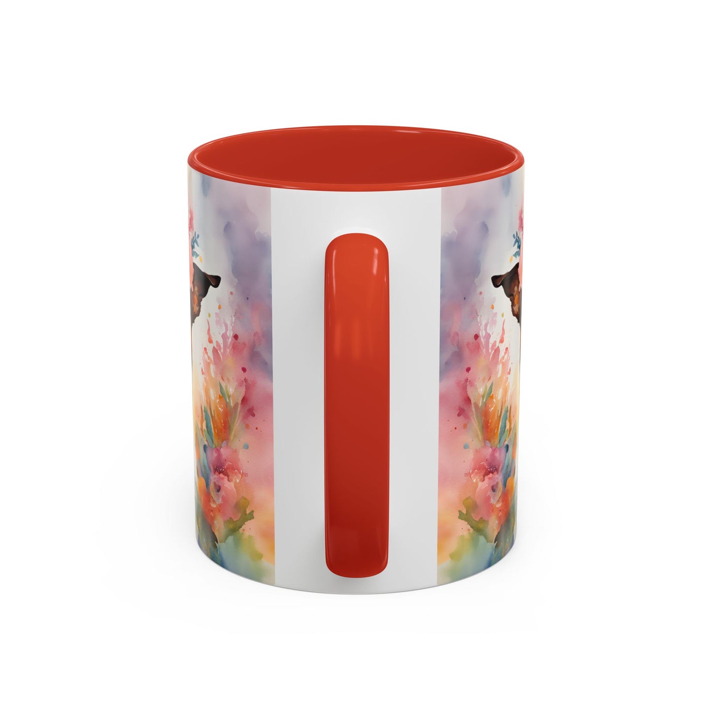 Jack Russell 02 Accent Coffee Mug - Dog Lover Gift