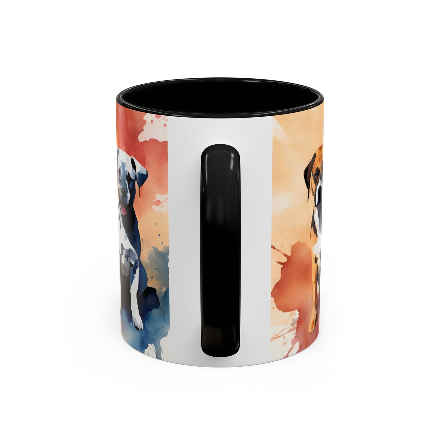Multicoloured Doggies 04 Accent Mug 11oz