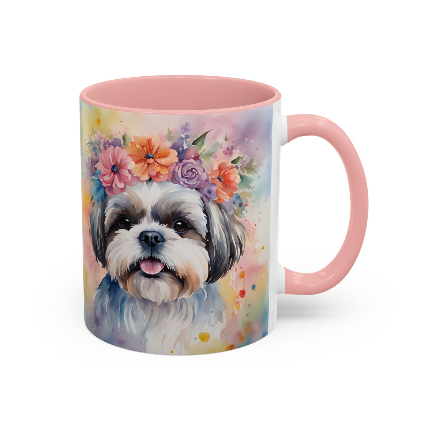 Shih Tzu 04 Accent Coffee Mug - Dog Lover Gift