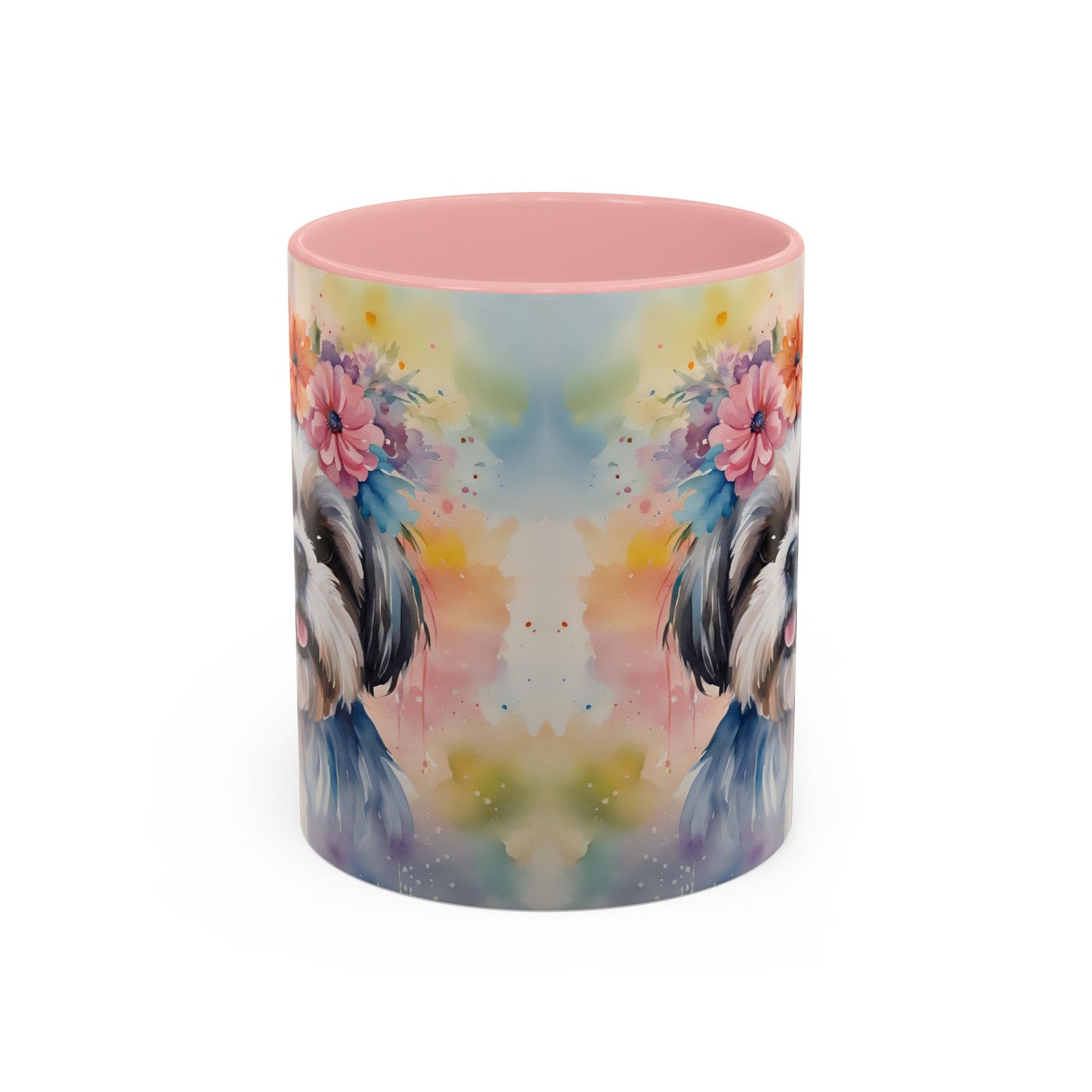 Shih Tzu 04 Accent Coffee Mug - Dog Lover Gift