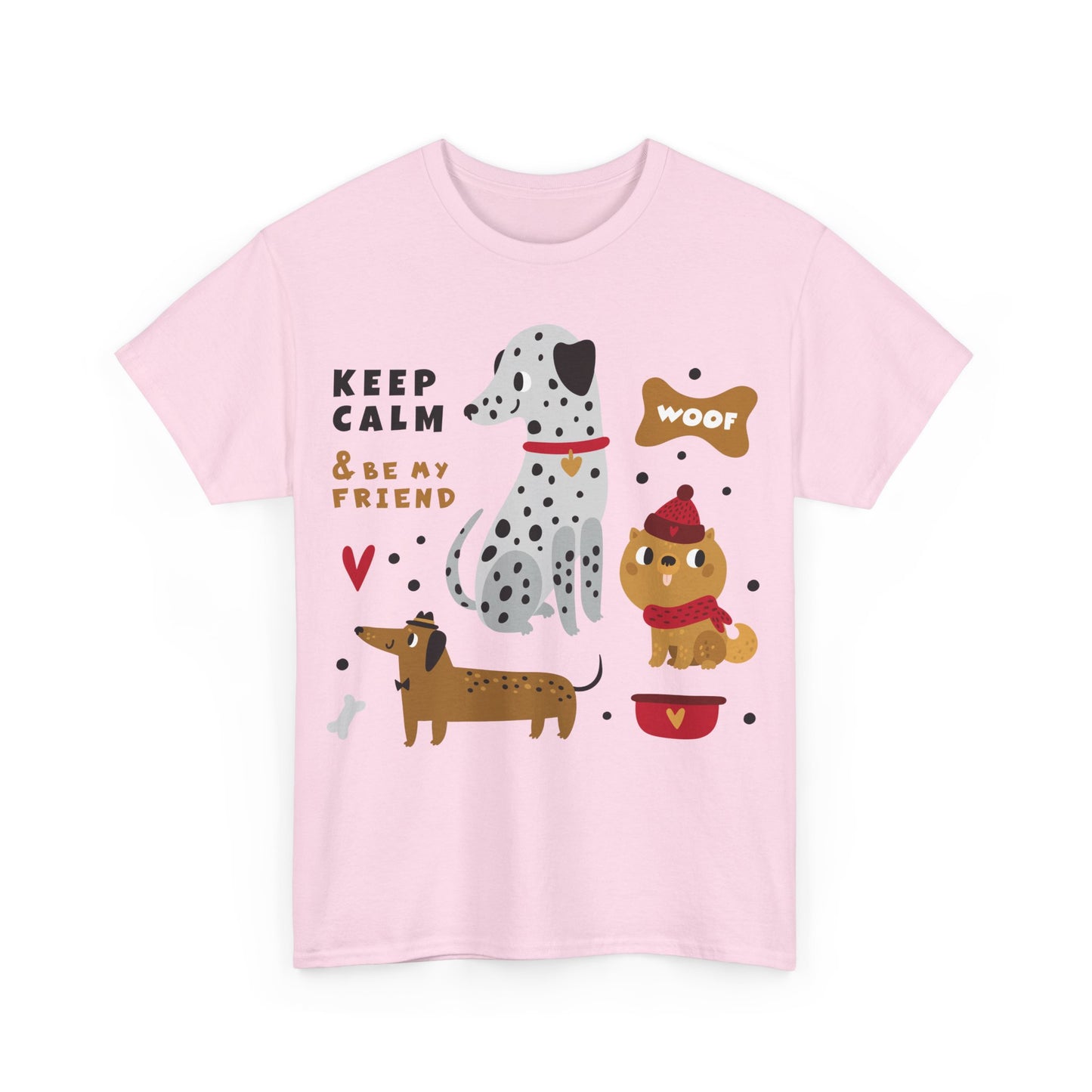 Keep Calm And Be My Friend Unisex Heavy Cotton Tee