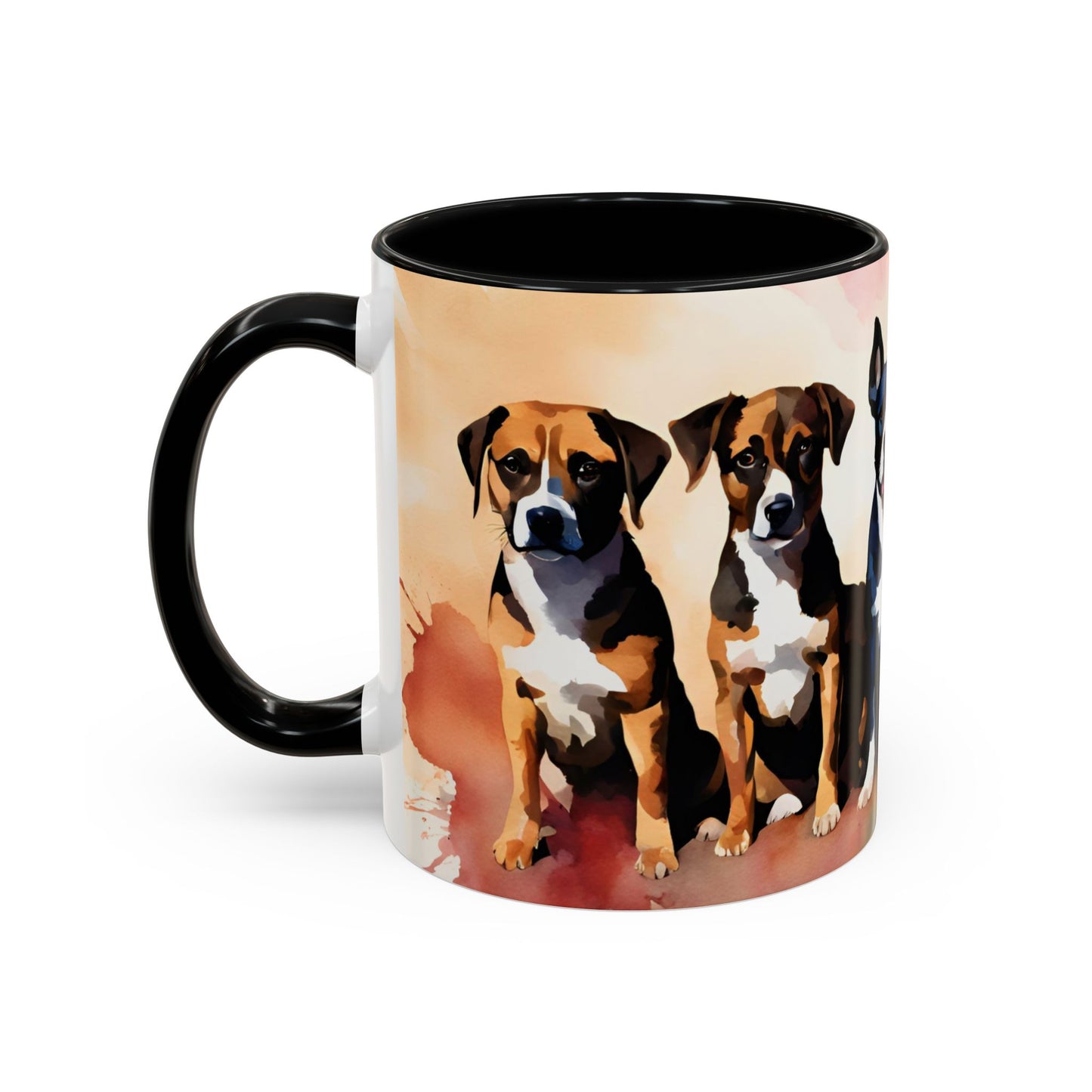 Multicoloured Doggies 04 Accent Mug 11oz