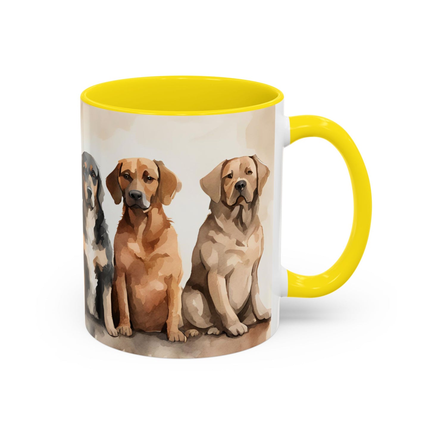 Doggies in a Row 02 Accent Mug 11oz
