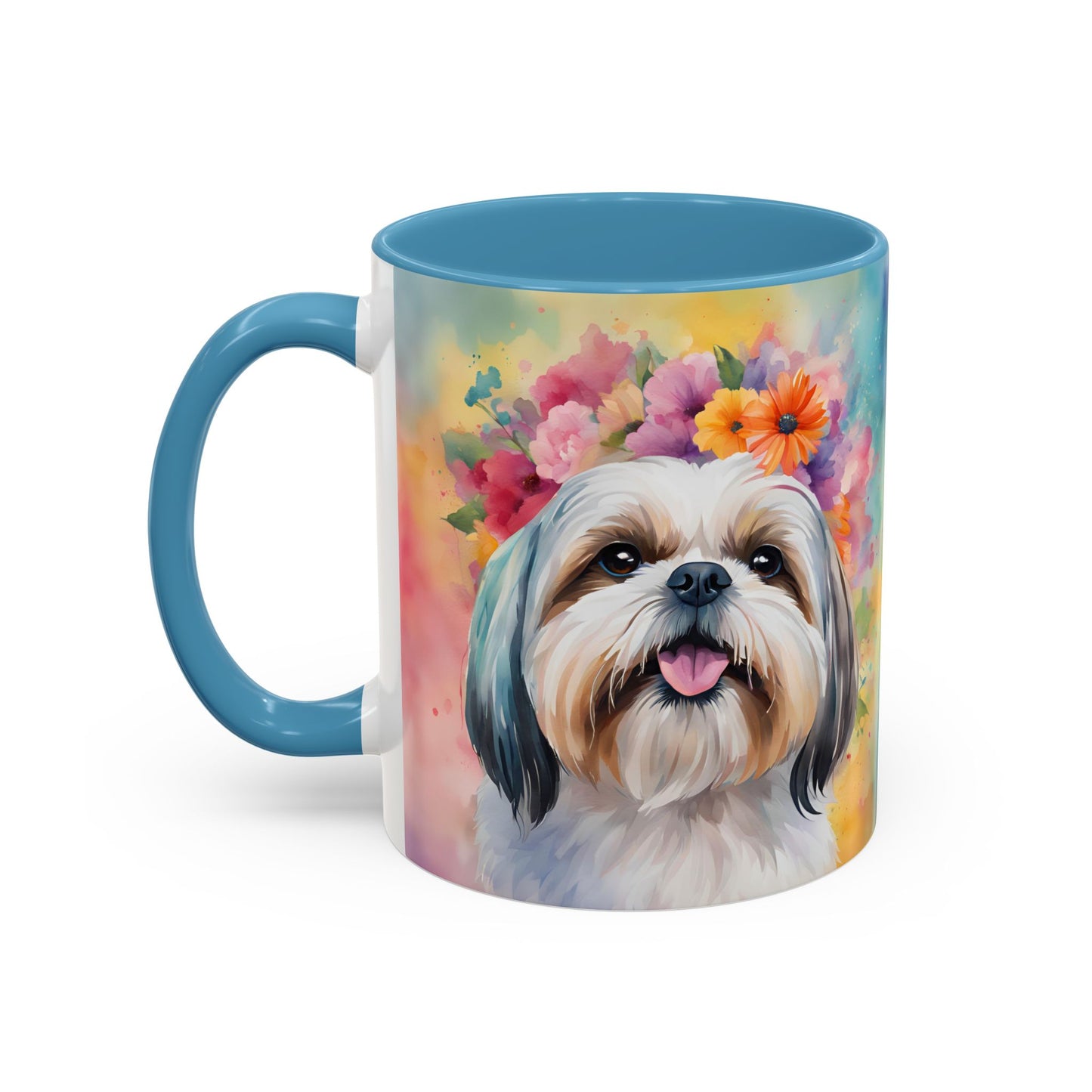 Shih Tzu 01 Accent Coffee Mug - Dog Lover Gift