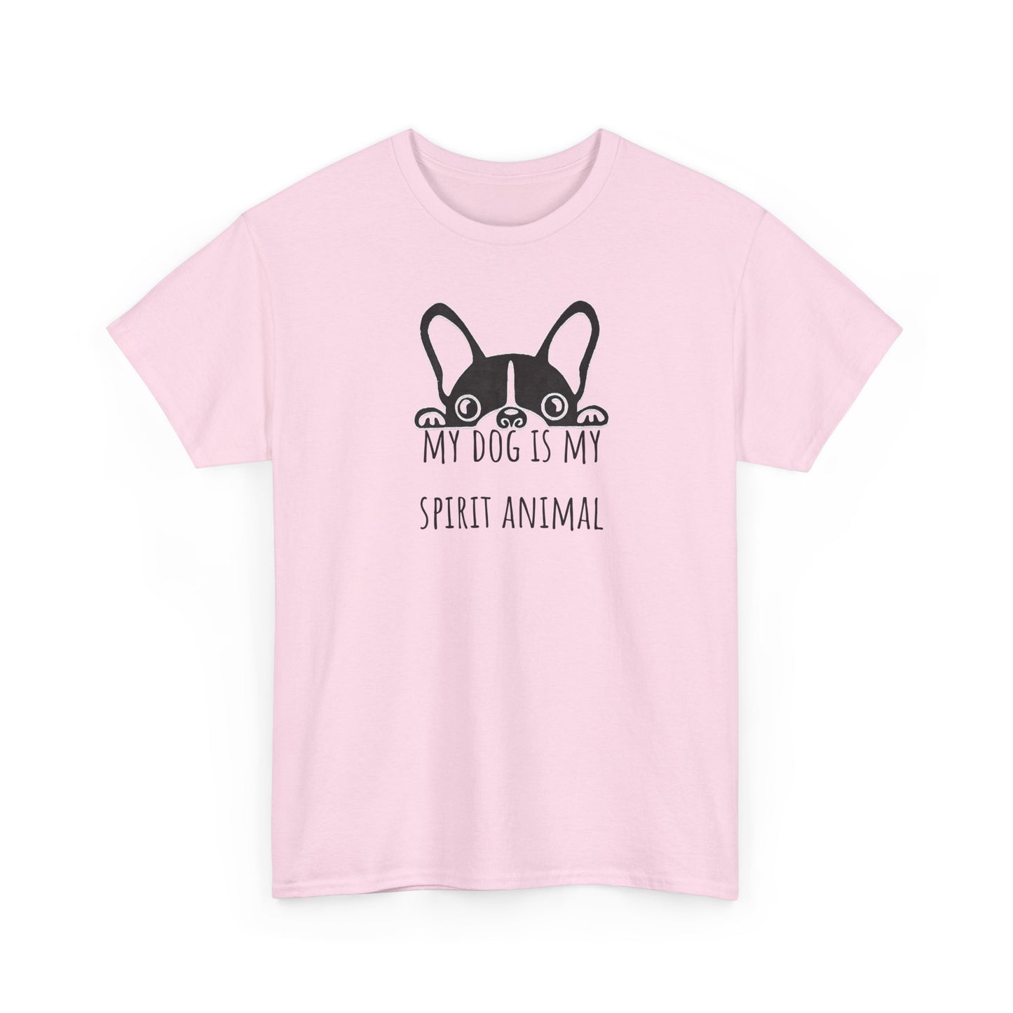 My dog is my spirit animal. Unisex Heavy Cotton Tee