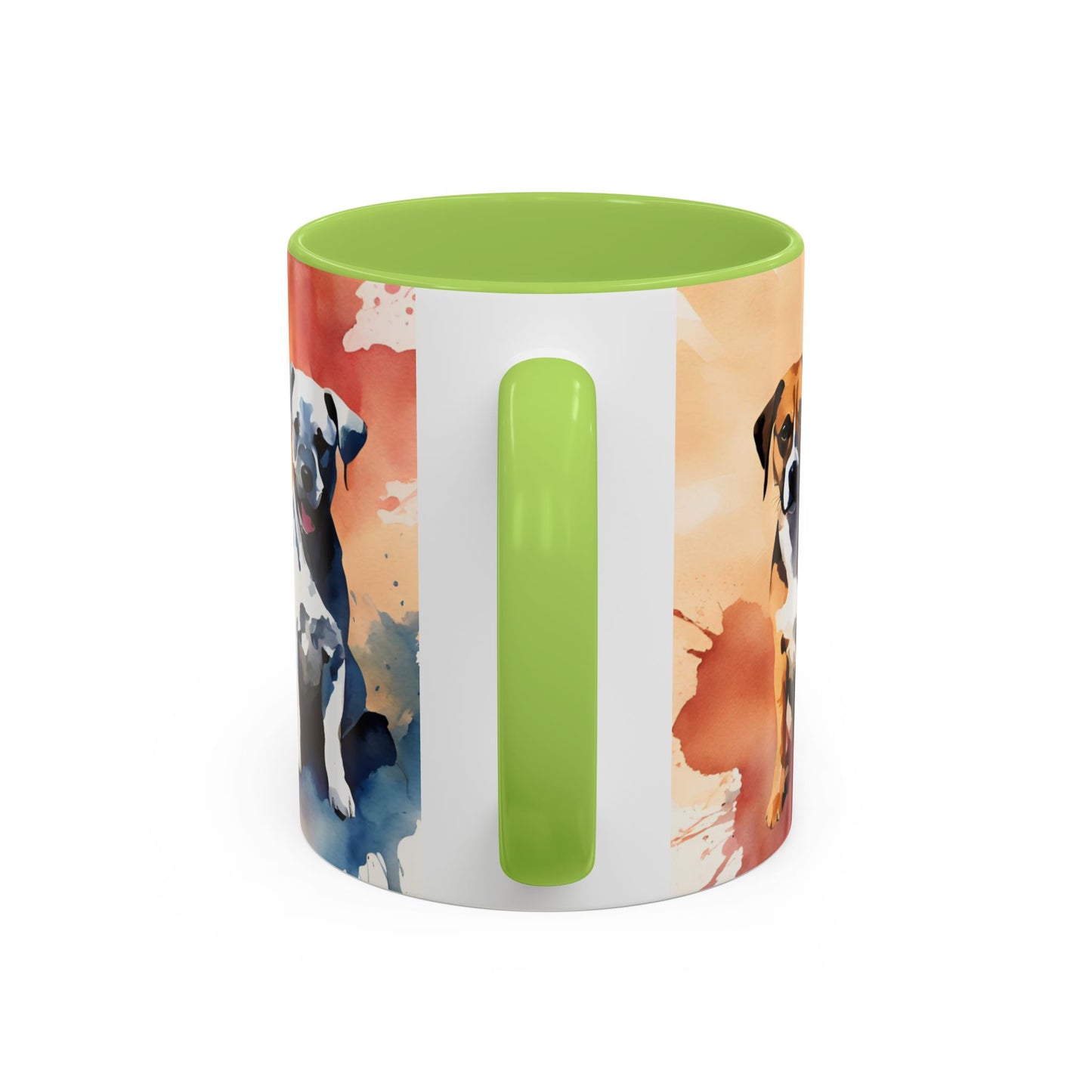 Multicoloured Doggies 04 Accent Mug 11oz