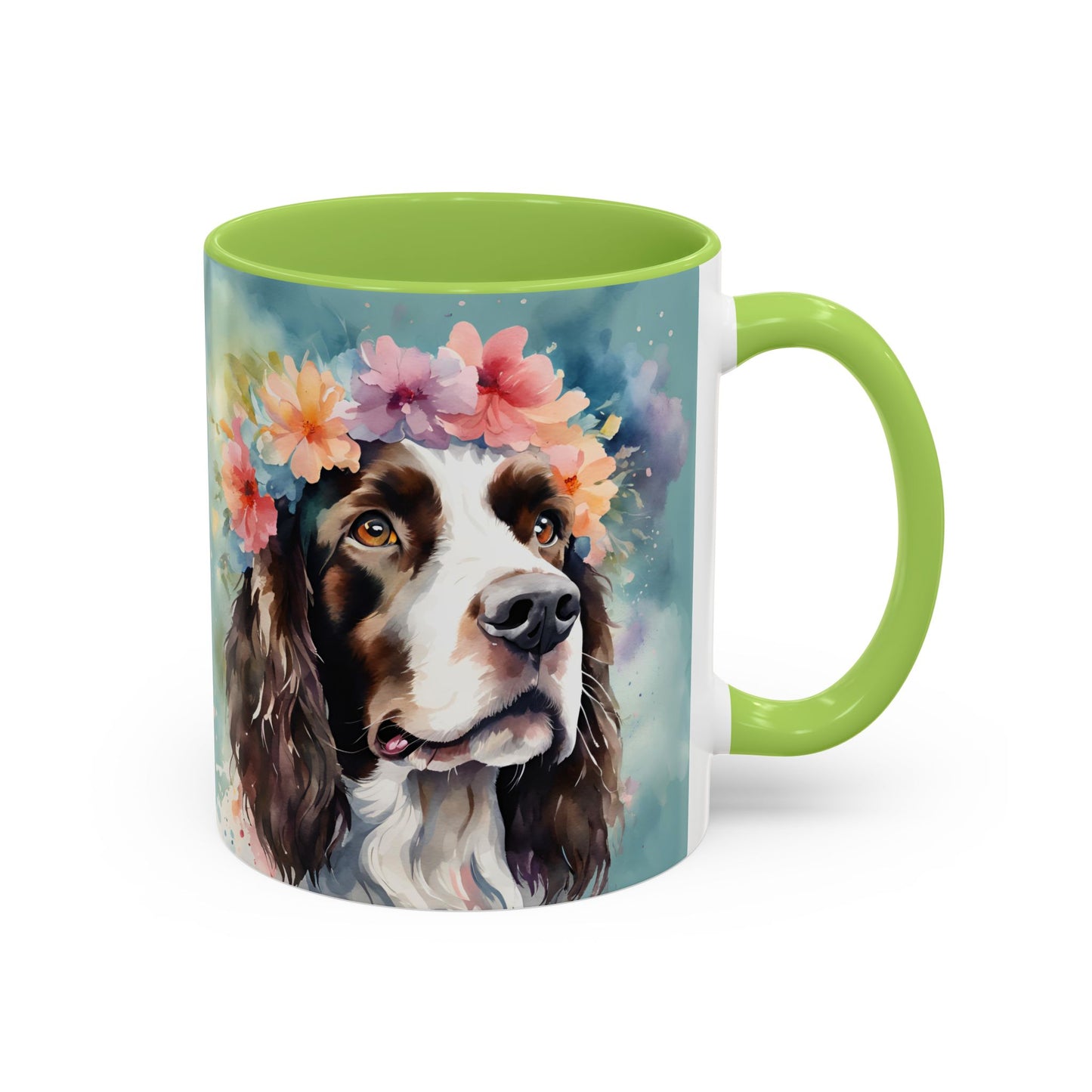 Springer Spaniel 04 Accent Coffee Mug - Dog Lover Gift