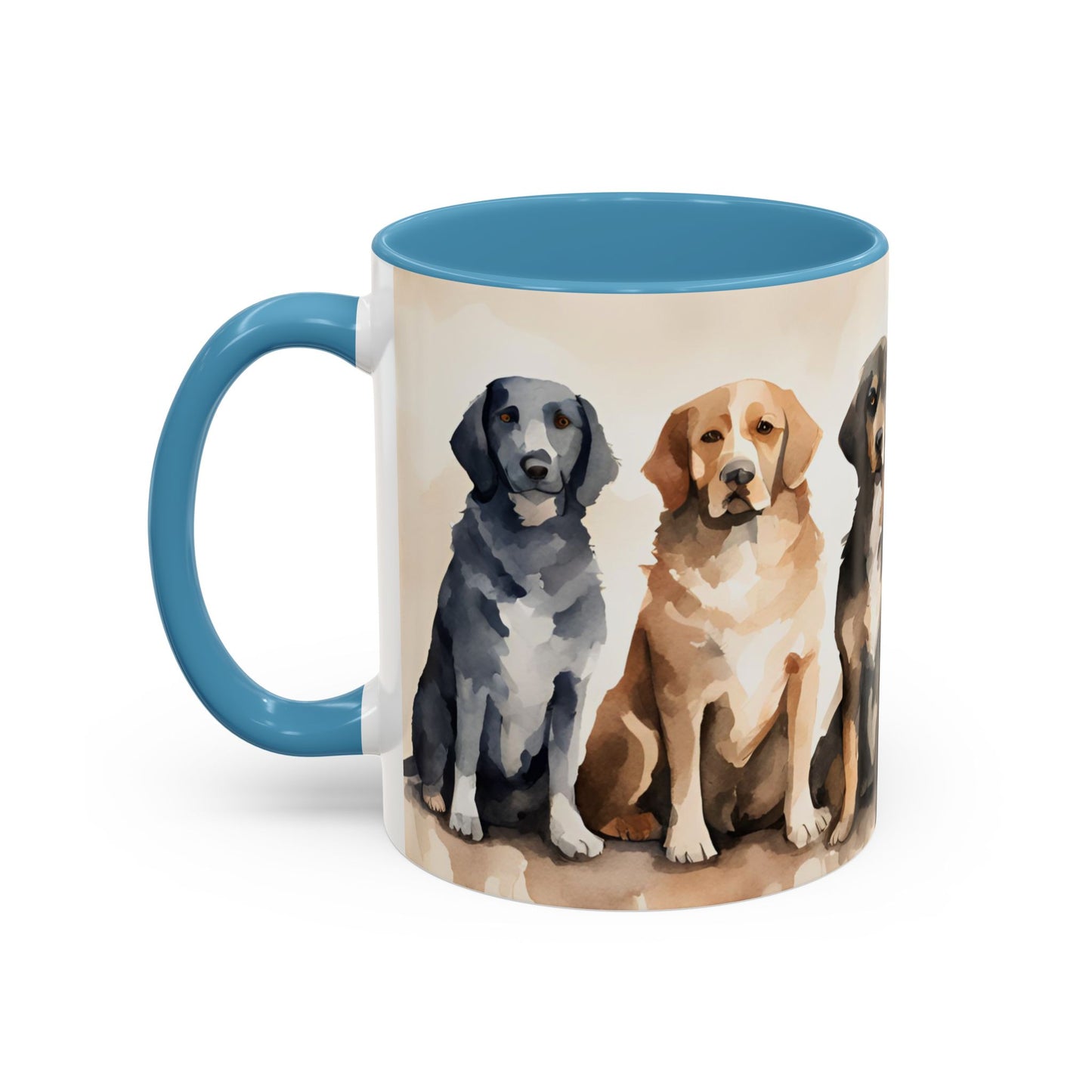 Doggies in a Row 02 Accent Mug 11oz