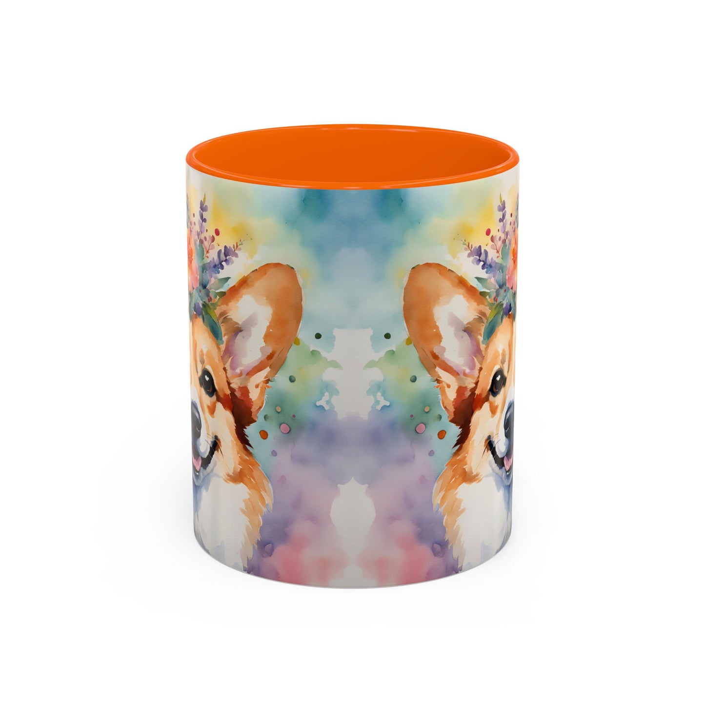 Corgi 04 Accent Coffee Mug - Dog Lover Gift