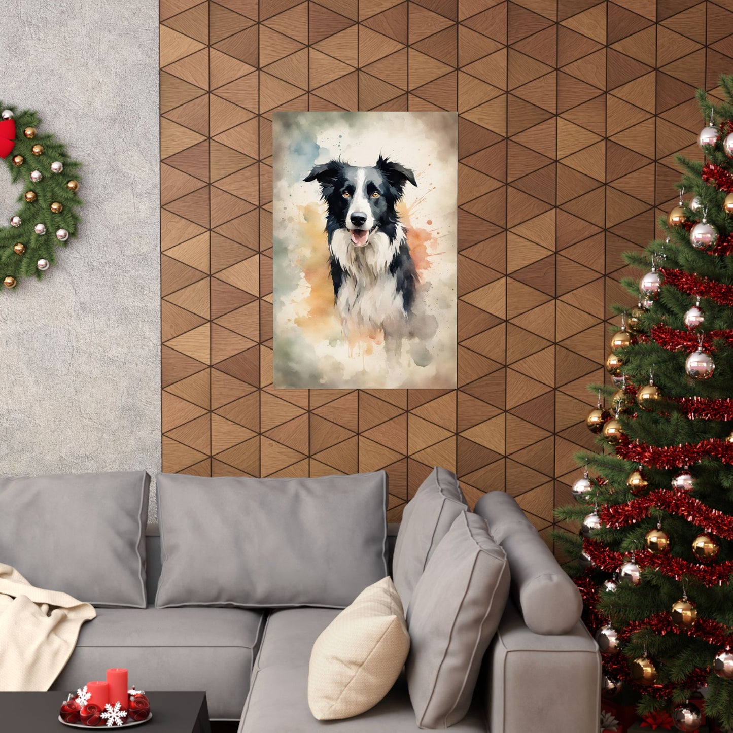Dogs Sheep Dog 03 Matte Vertical Poster