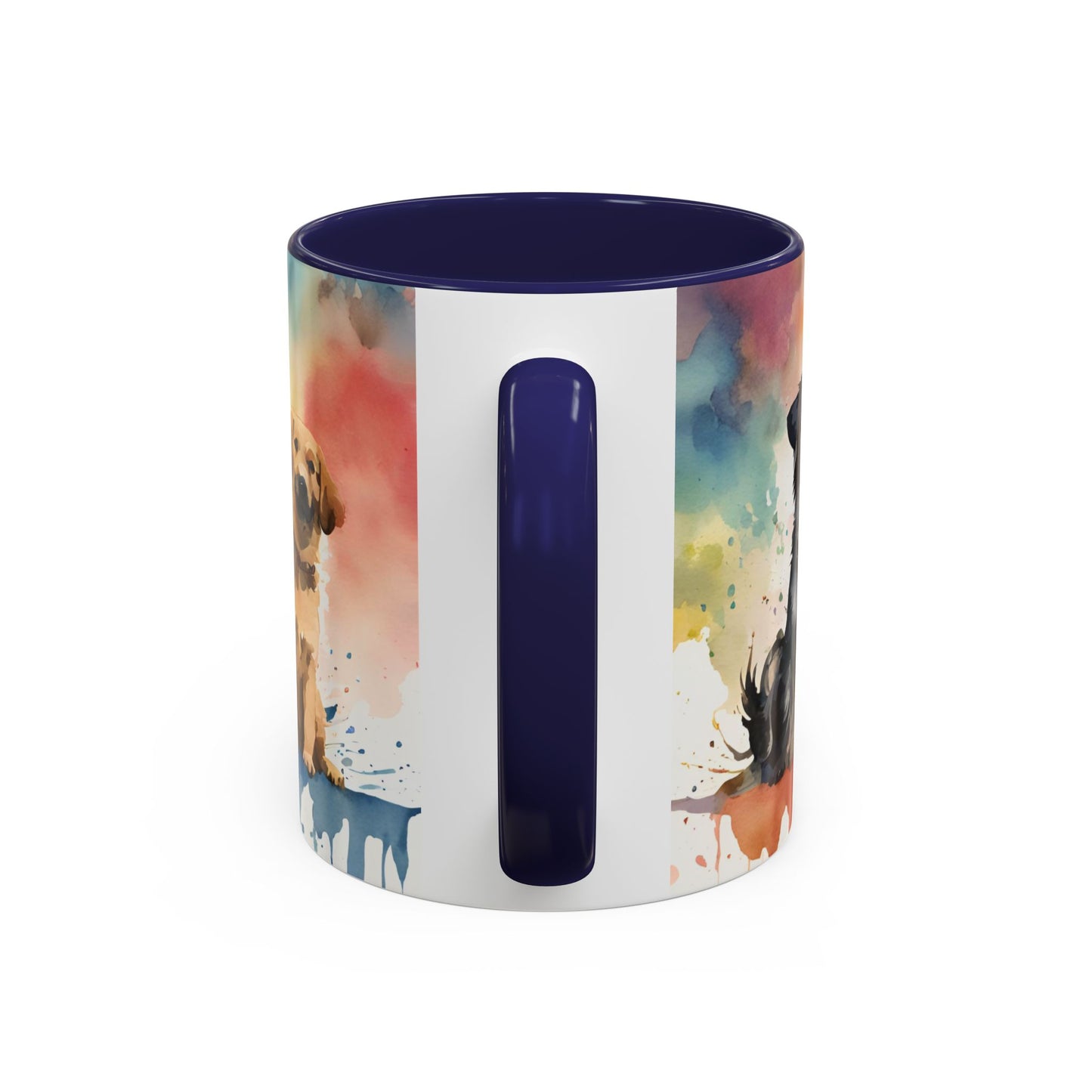 Multicoloured Doggies 02 Accent Mug 11oz
