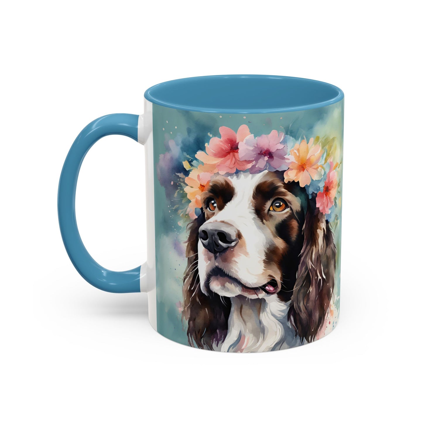 Springer Spaniel 04 Accent Coffee Mug - Dog Lover Gift