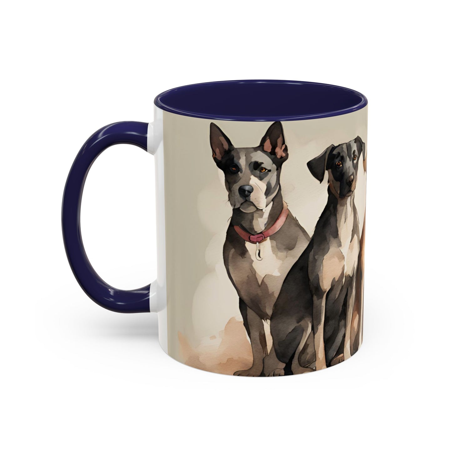 Doggies in a Row 04 Accent Mug 11oz