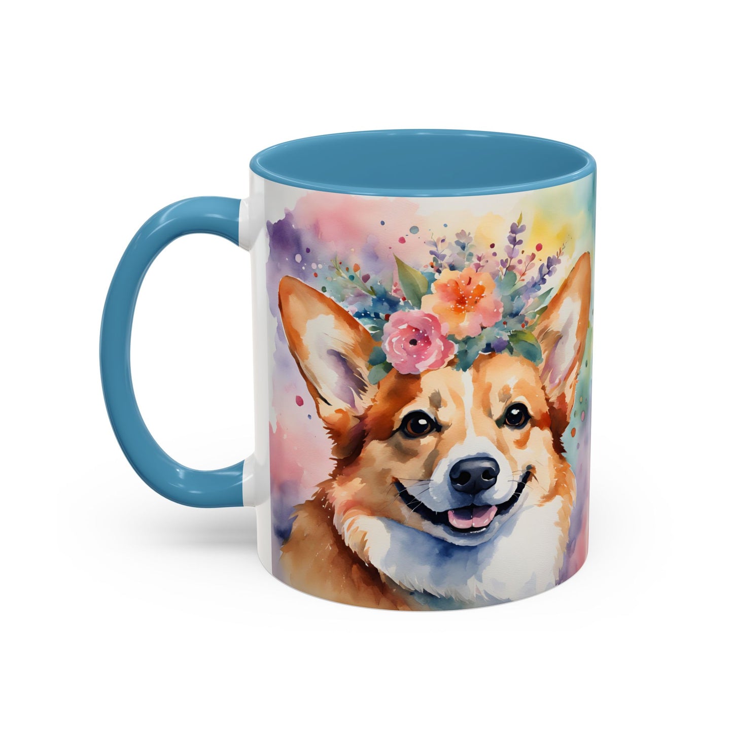 Corgi 04 Accent Coffee Mug - Dog Lover Gift