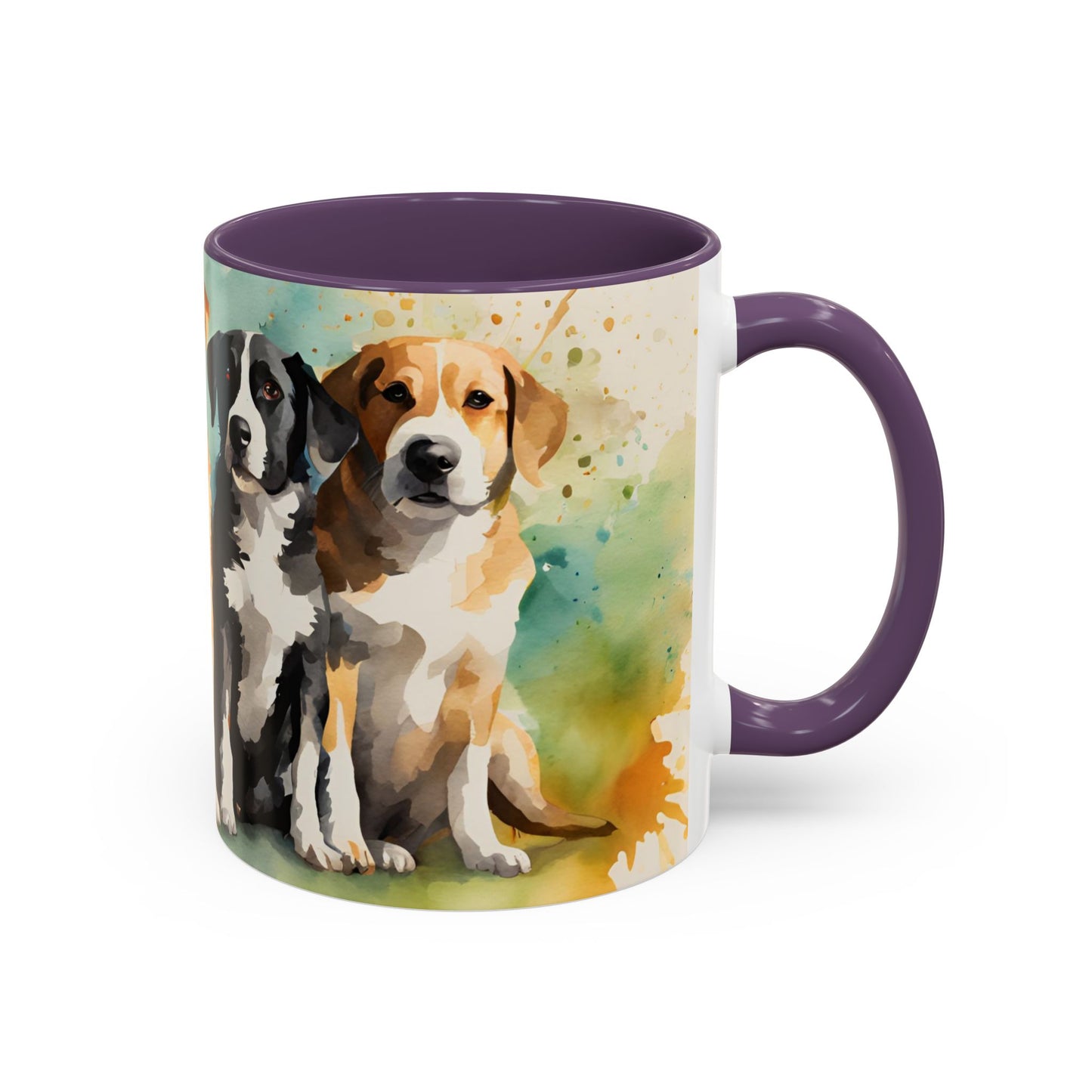 Multicoloured Doggies 09 Accent Mug 11oz