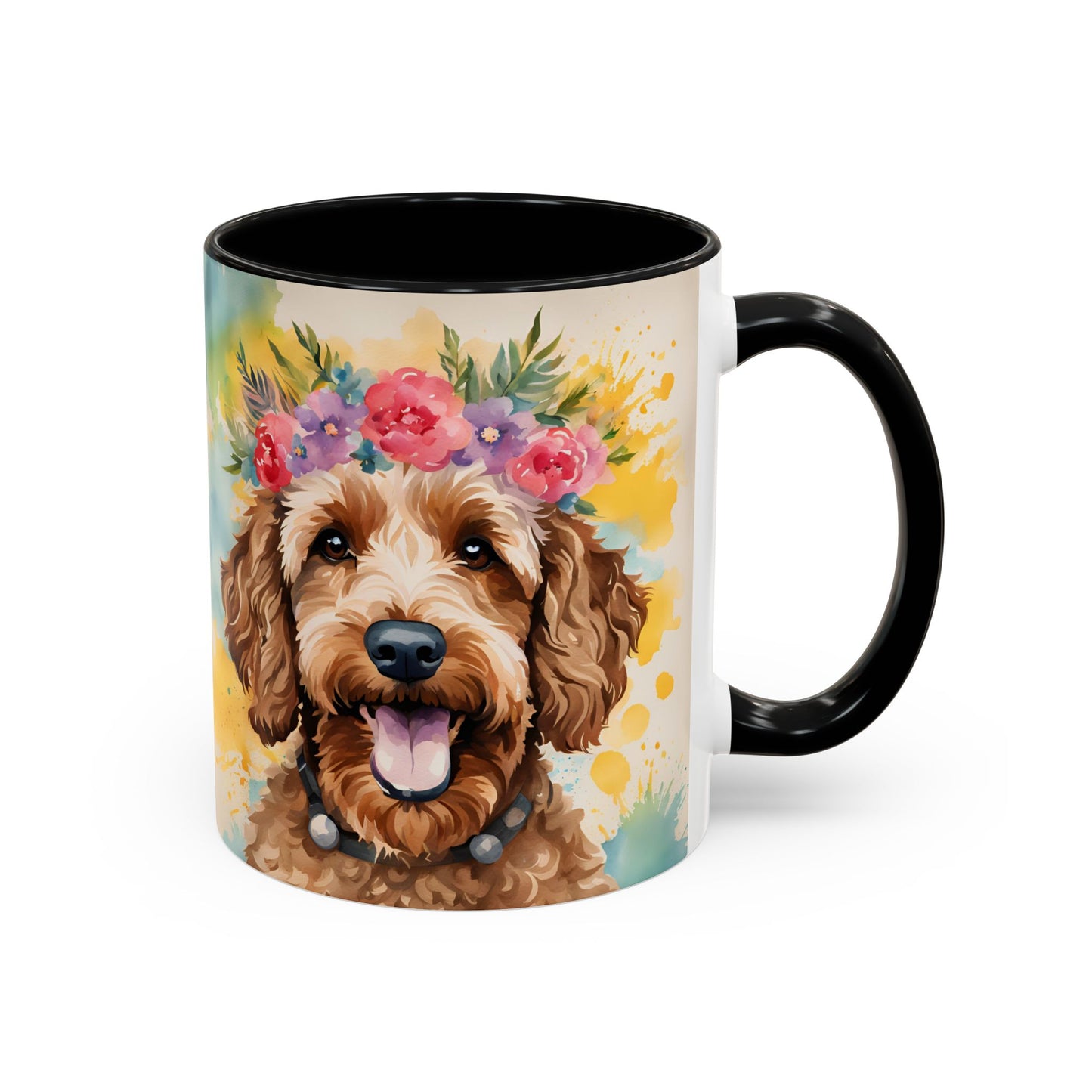 Cockapoo 04 Accent Coffee Mug - Dog Lover Gift
